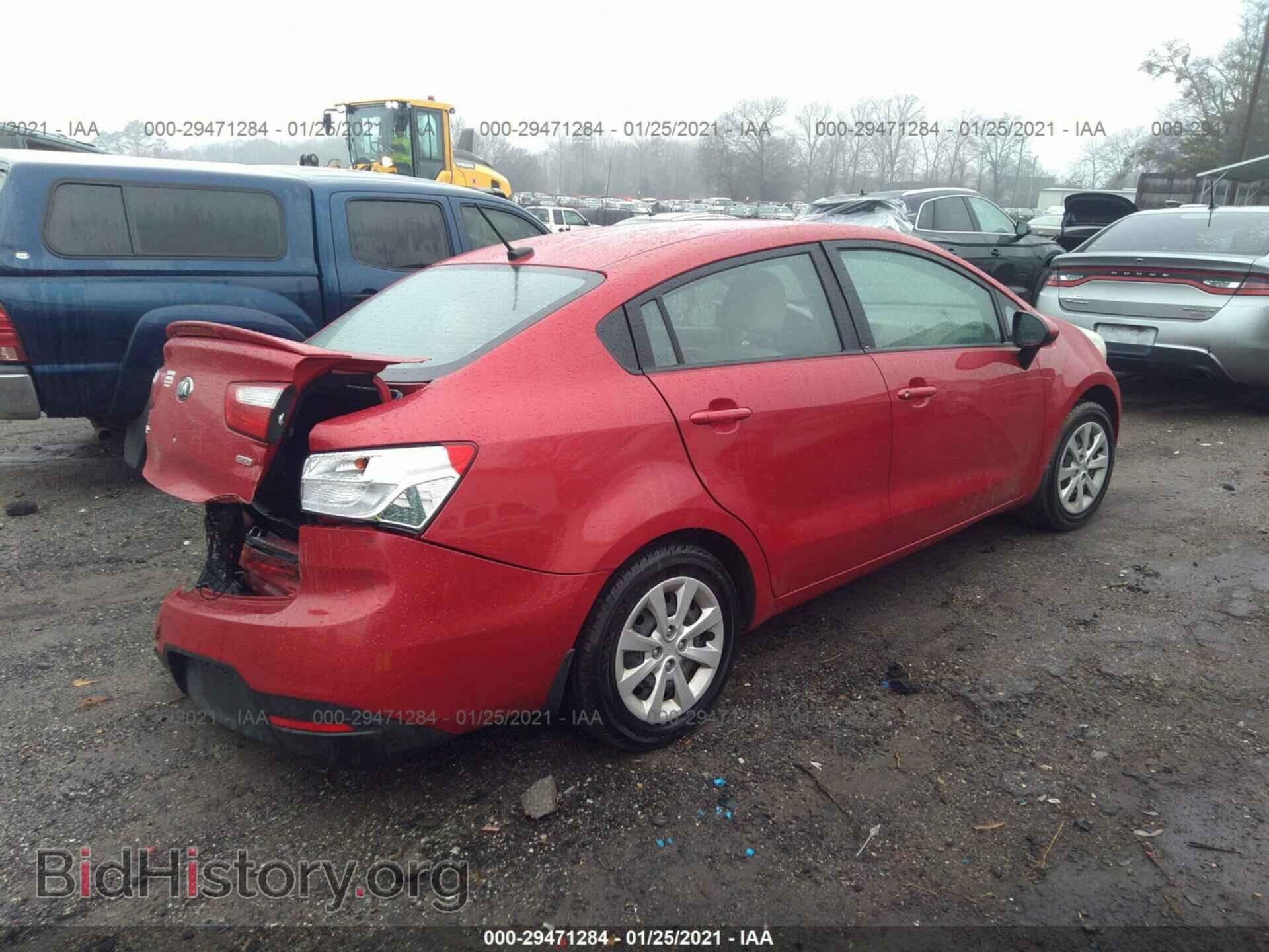 2013 KIA RIO - VIN: KNADM4A30D6215433 - Фото 4