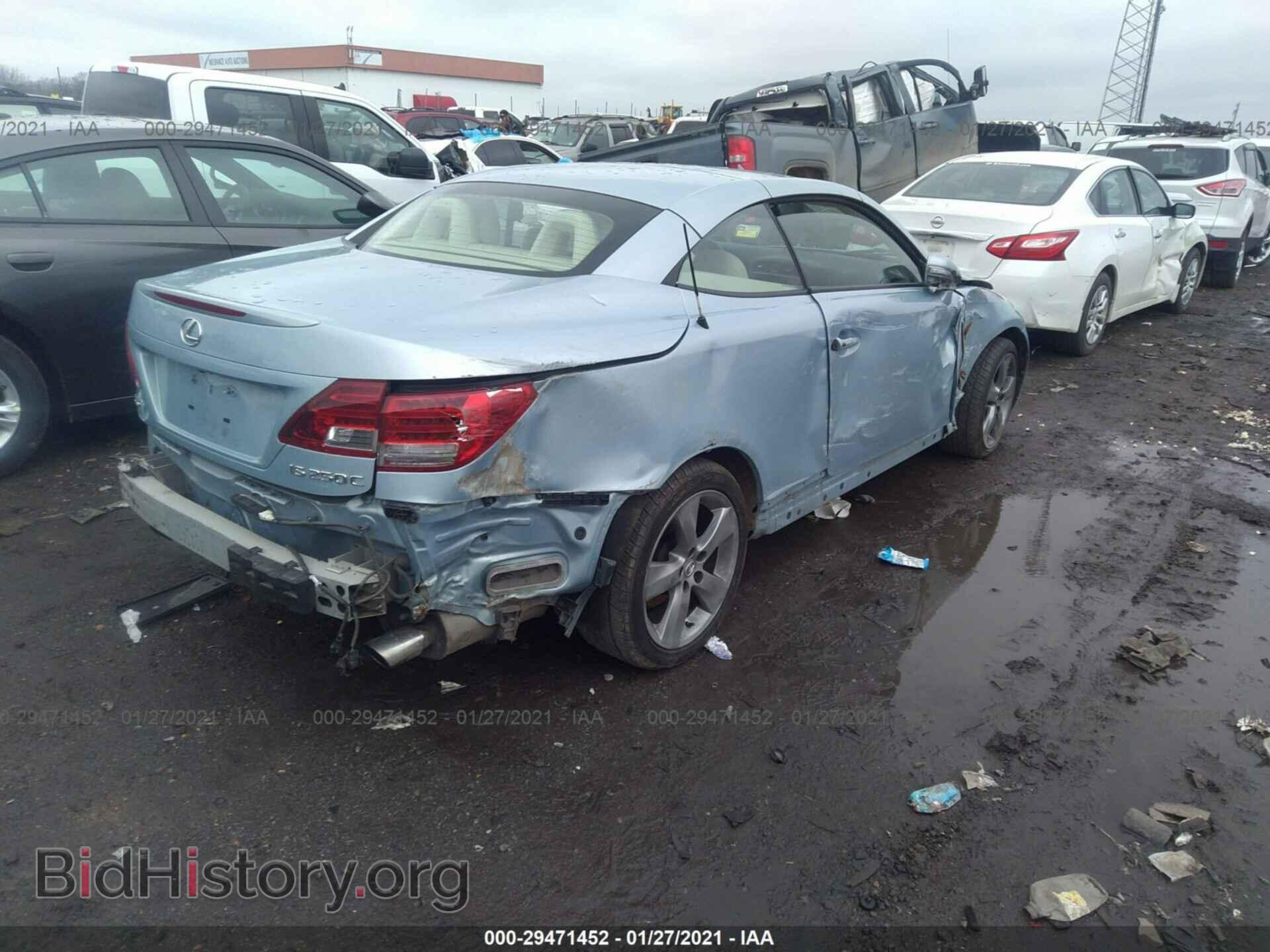 2010 LEXUS IS 250C - VIN: JTHFF2C2XA2512984 - Фото 4