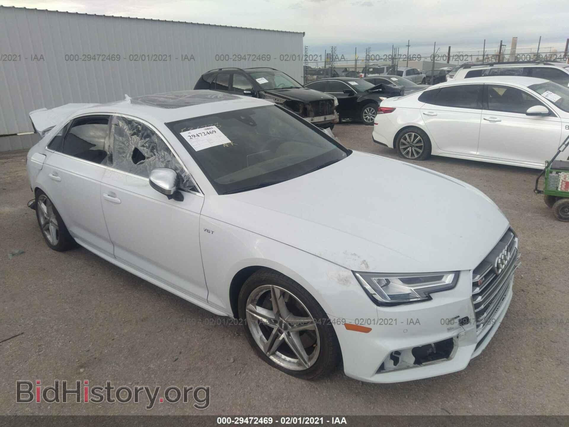 Фотография WAUB4AF40JA001901 - AUDI S4 2018