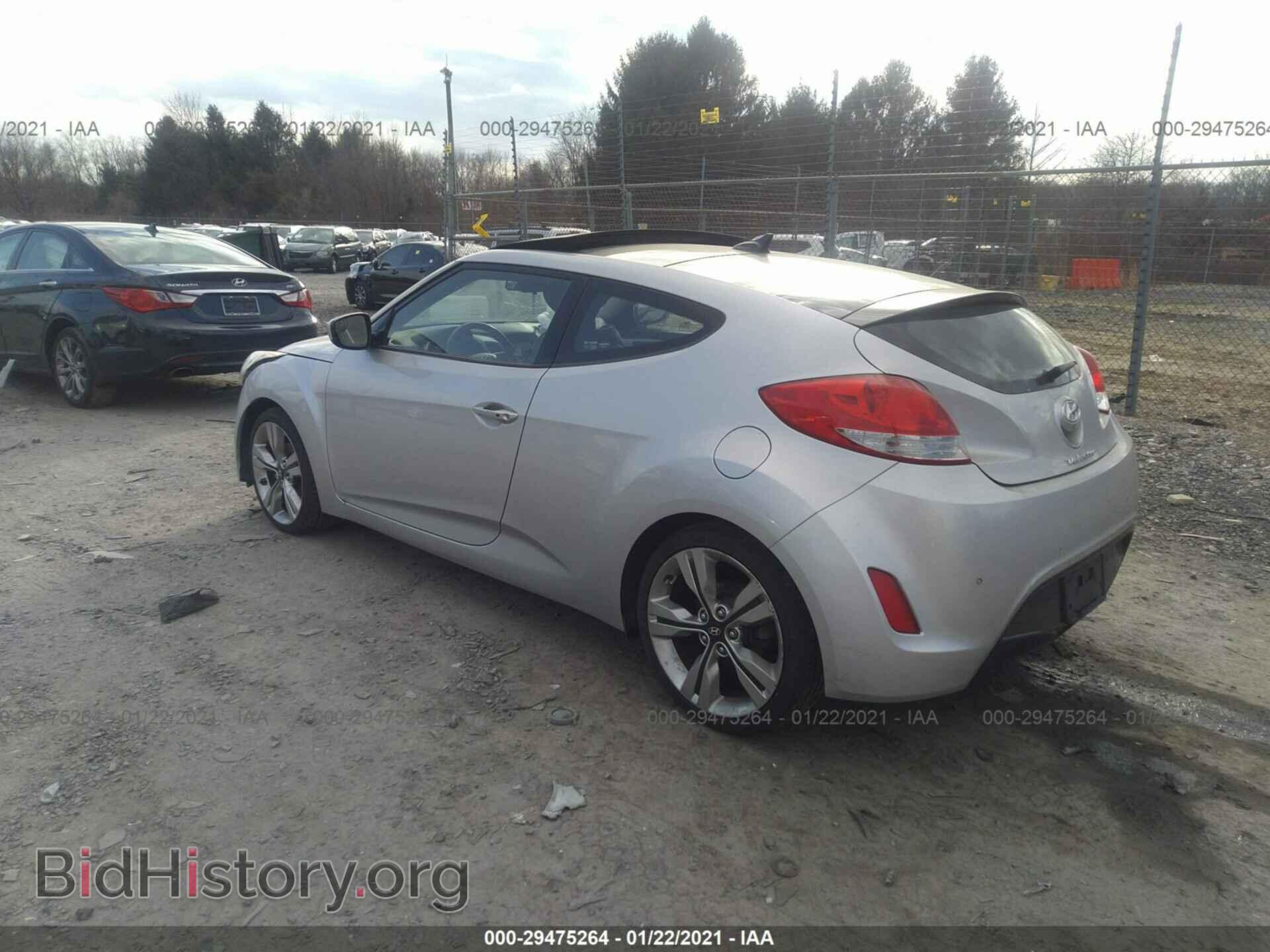 2014 HYUNDAI VELOSTER - VIN: KMHTC6AD8EU196323 - Фото 3