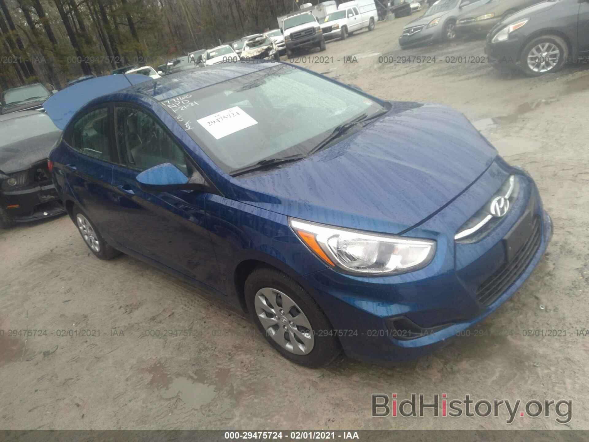 Photo KMHCT4AE0GU028563 - HYUNDAI ACCENT 2016