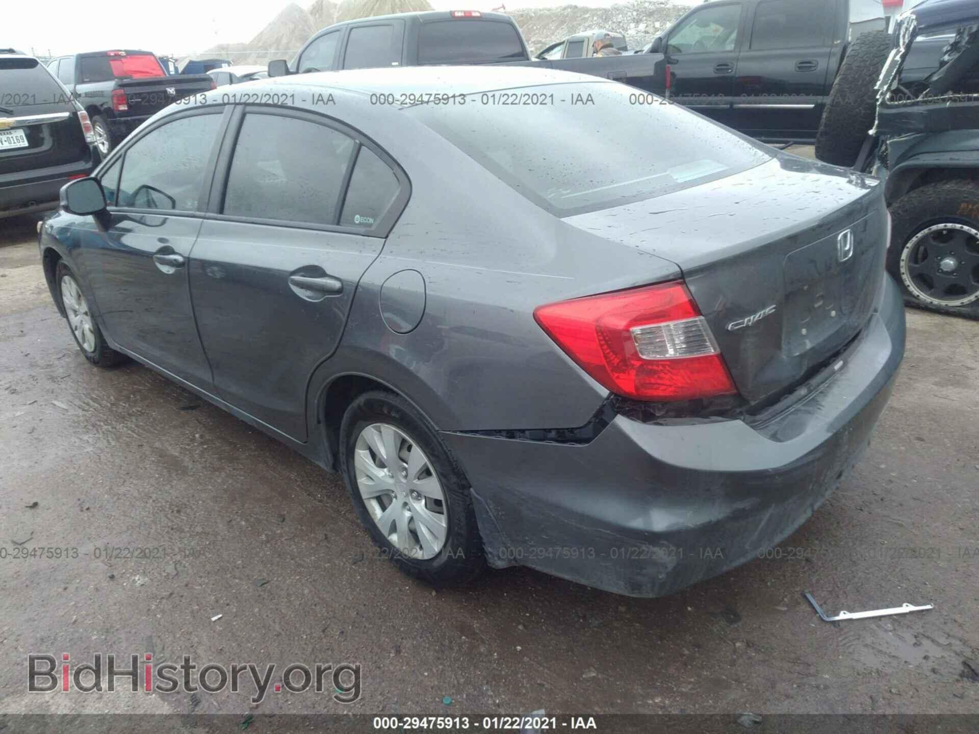 2012 HONDA CIVIC SDN - VIN: 2HGFB2F5XCH304652 - Фото 3