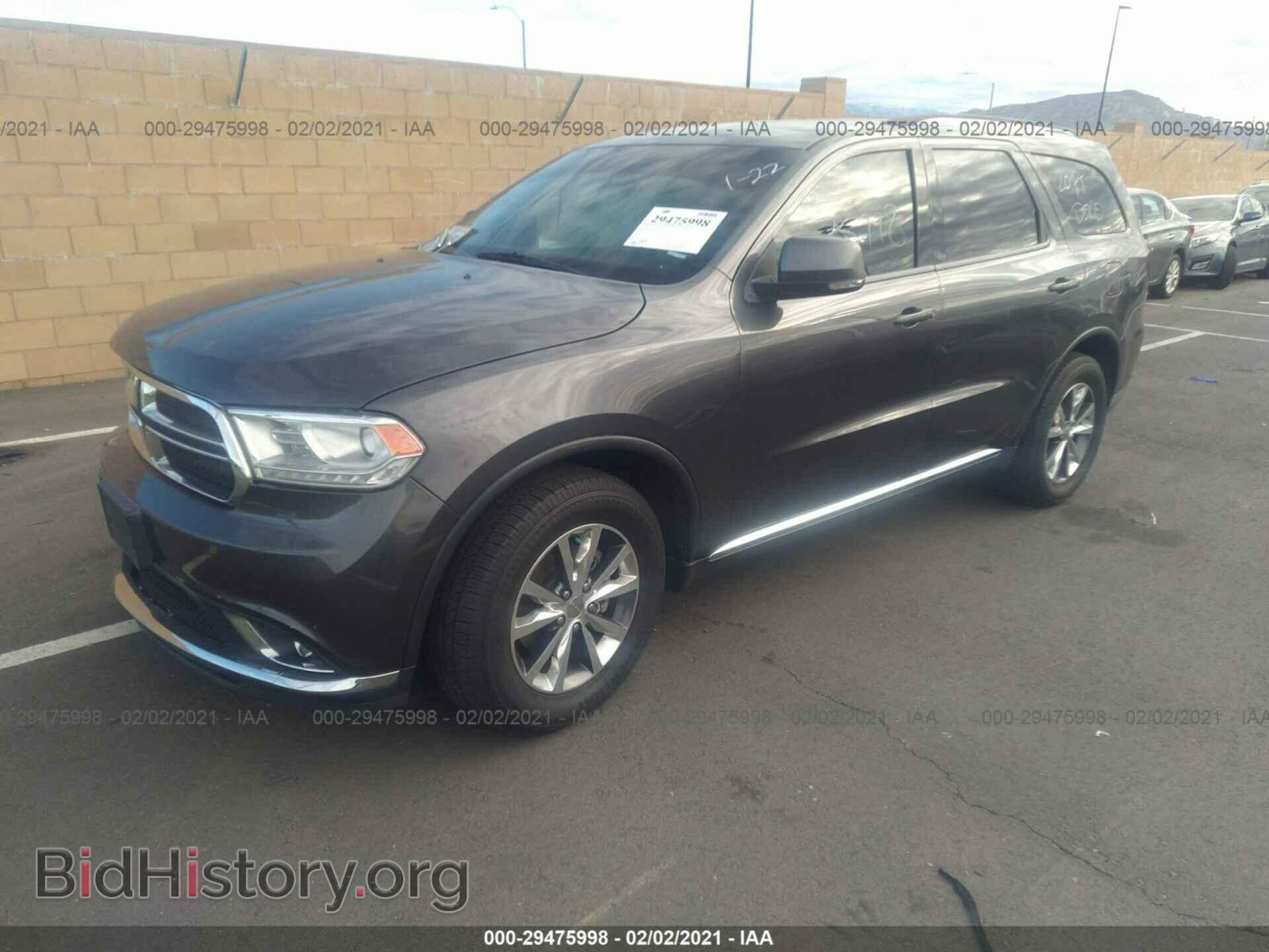 2016 DODGE DURANGO - VIN: 1C4RDHDG5GC422808 - Фото 2