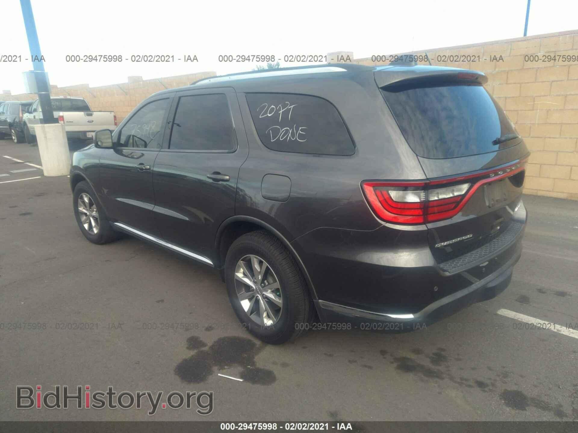 2016 DODGE DURANGO - VIN: 1C4RDHDG5GC422808 - Фото 3