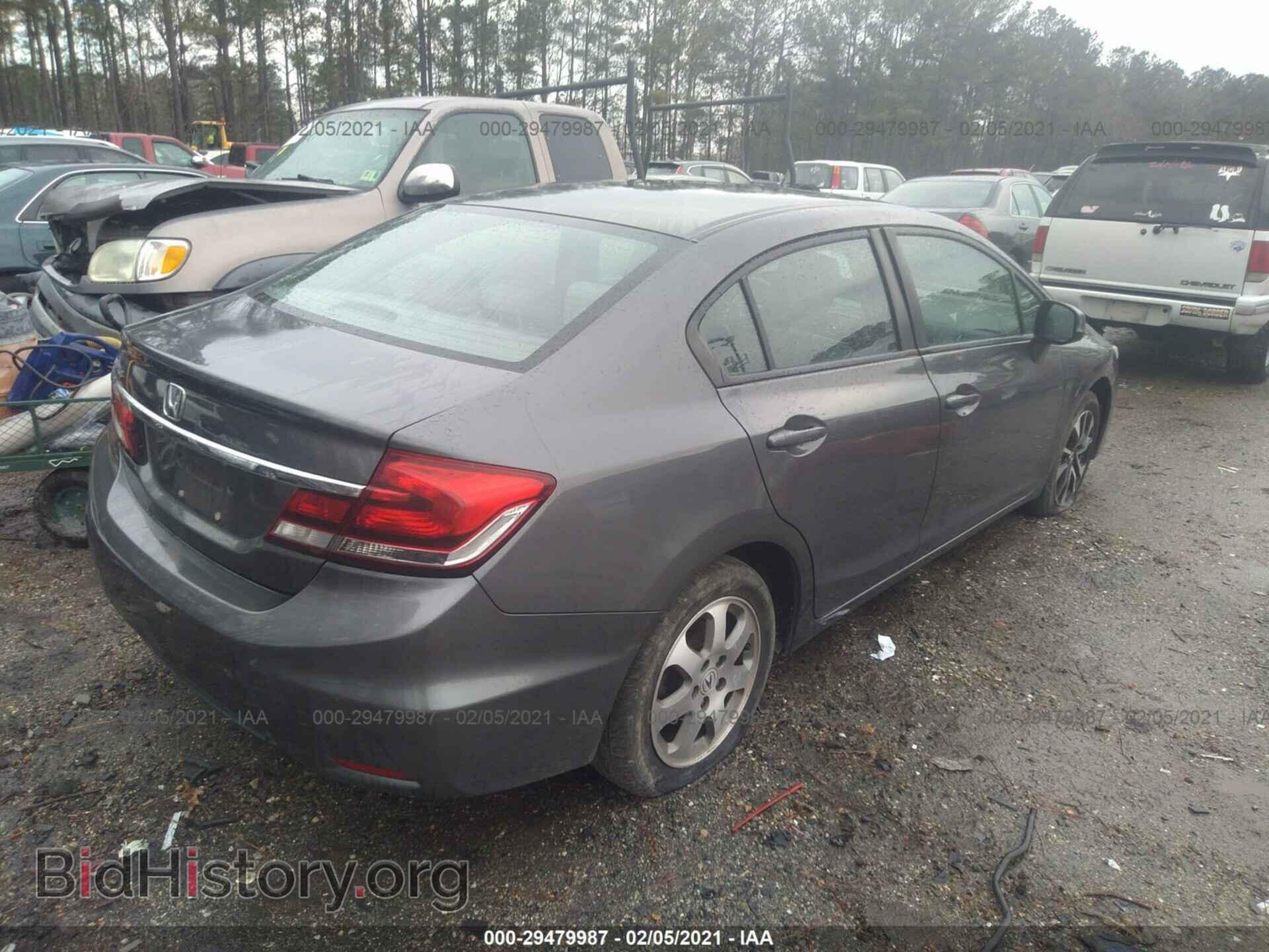 2013 HONDA CIVIC SDN - VIN: 2HGFB2F91DH520040 - Фото 4