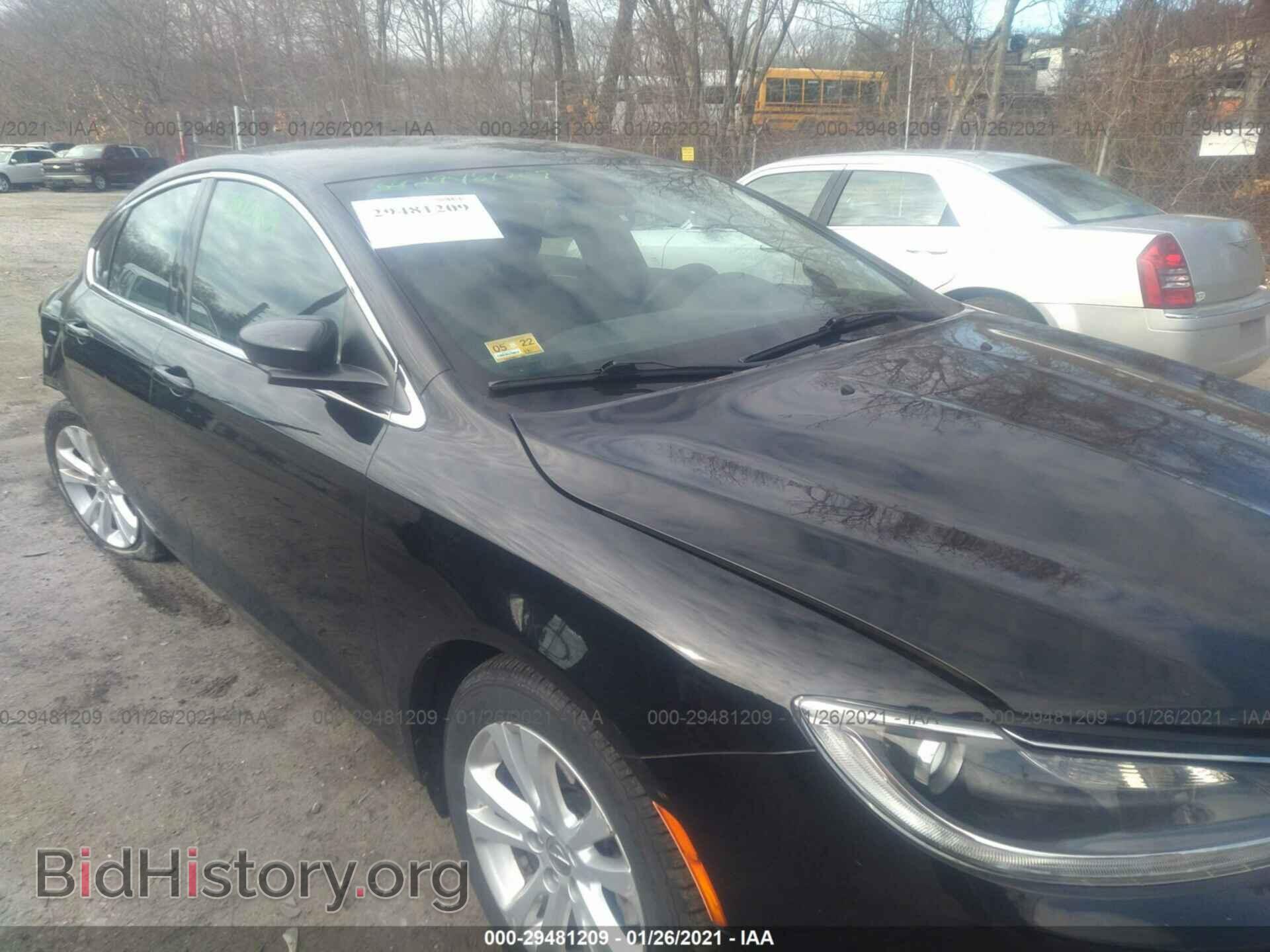 Фотография 1C3CCCFBXGN195427 - CHRYSLER 200 2016