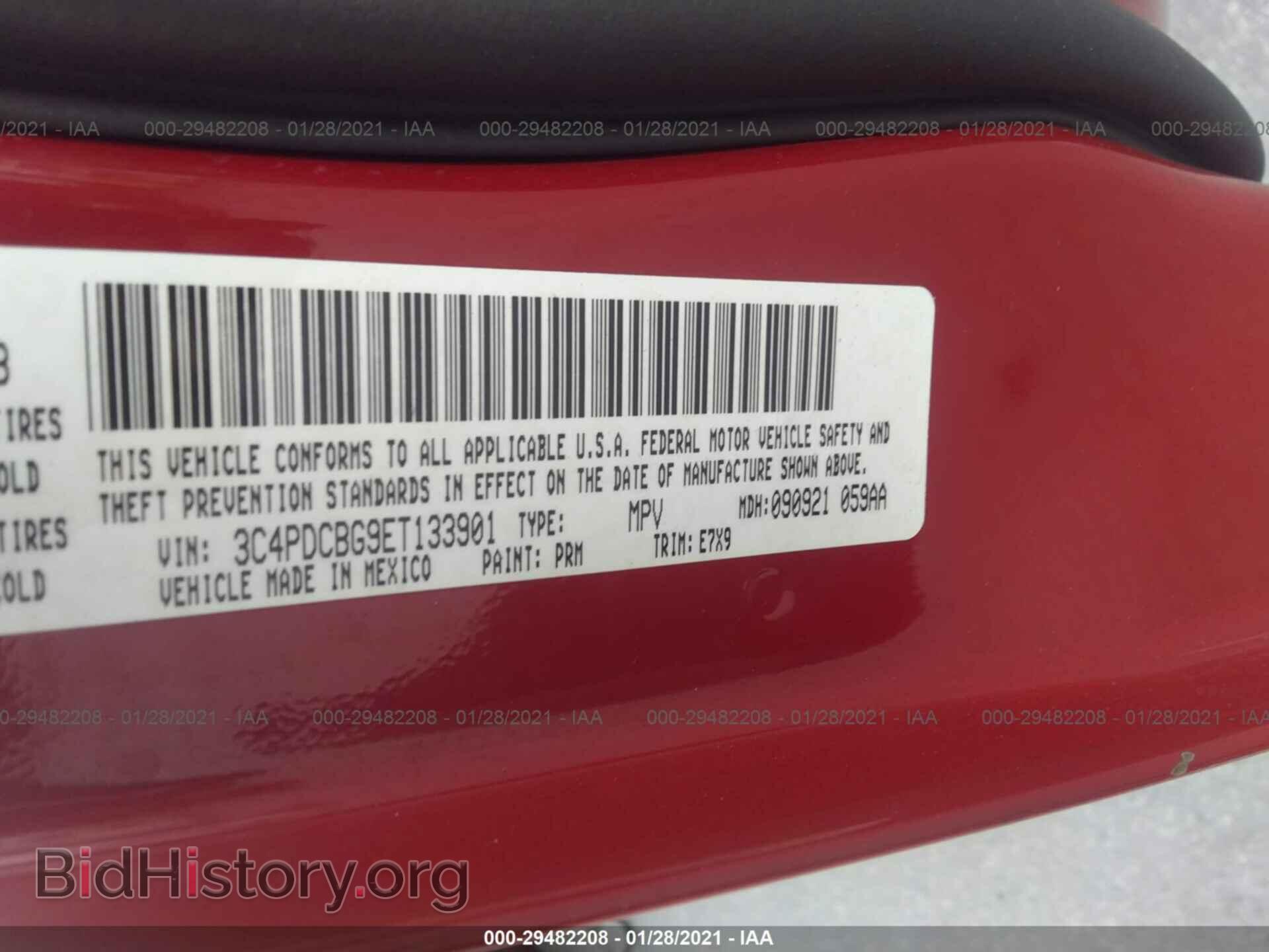 2014 DODGE JOURNEY - VIN: 3C4PDCBG9ET133901 - Photo 9
