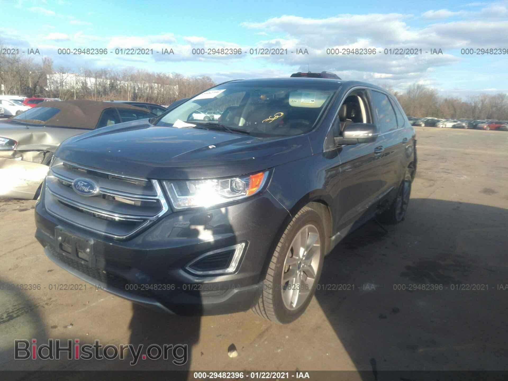 2016 FORD EDGE - VIN: 2FMPK4K91GBC49987 - Фото 2