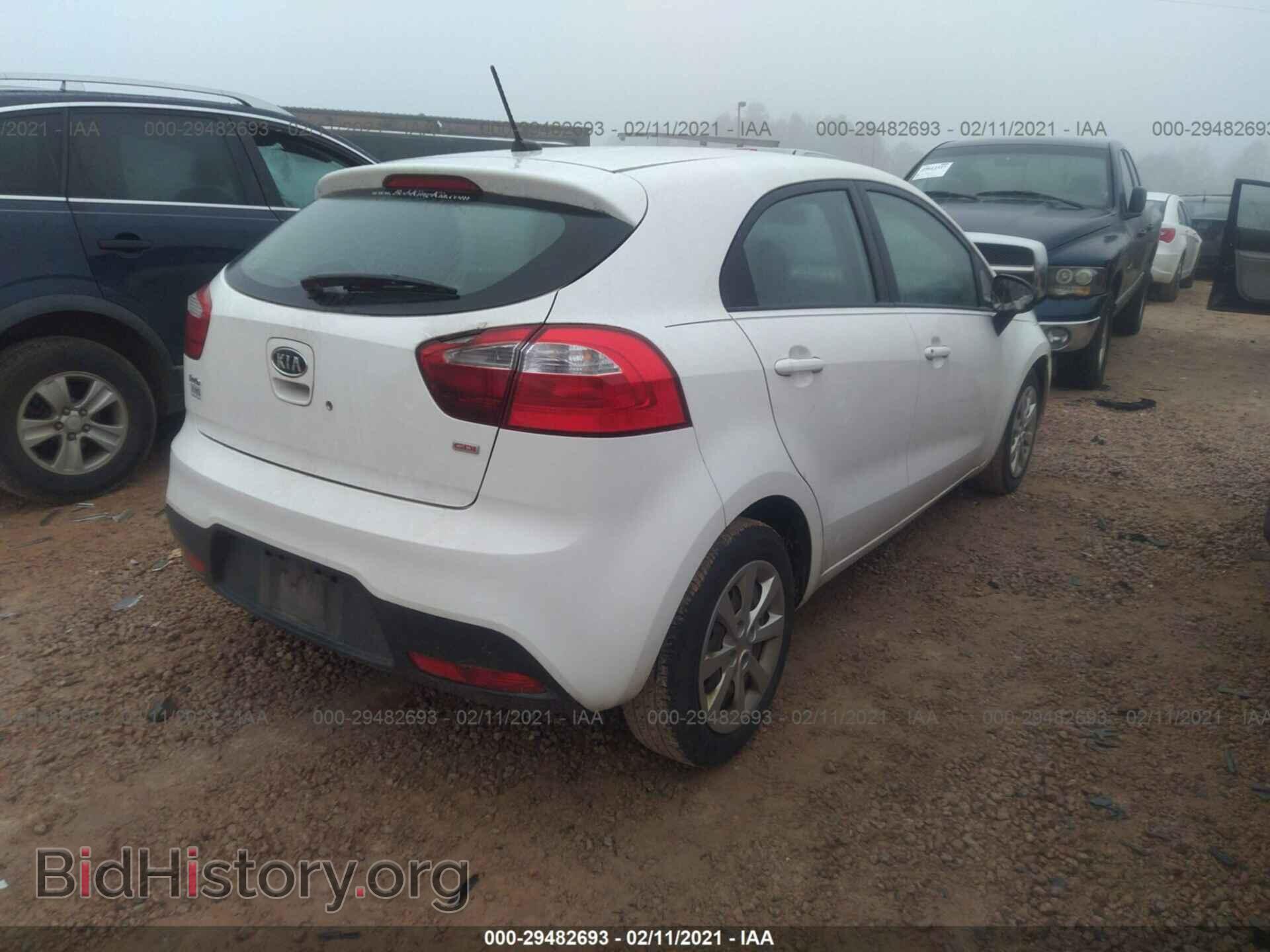 2013 KIA RIO - VIN: KNADM5A38D6100309 - Фото 4