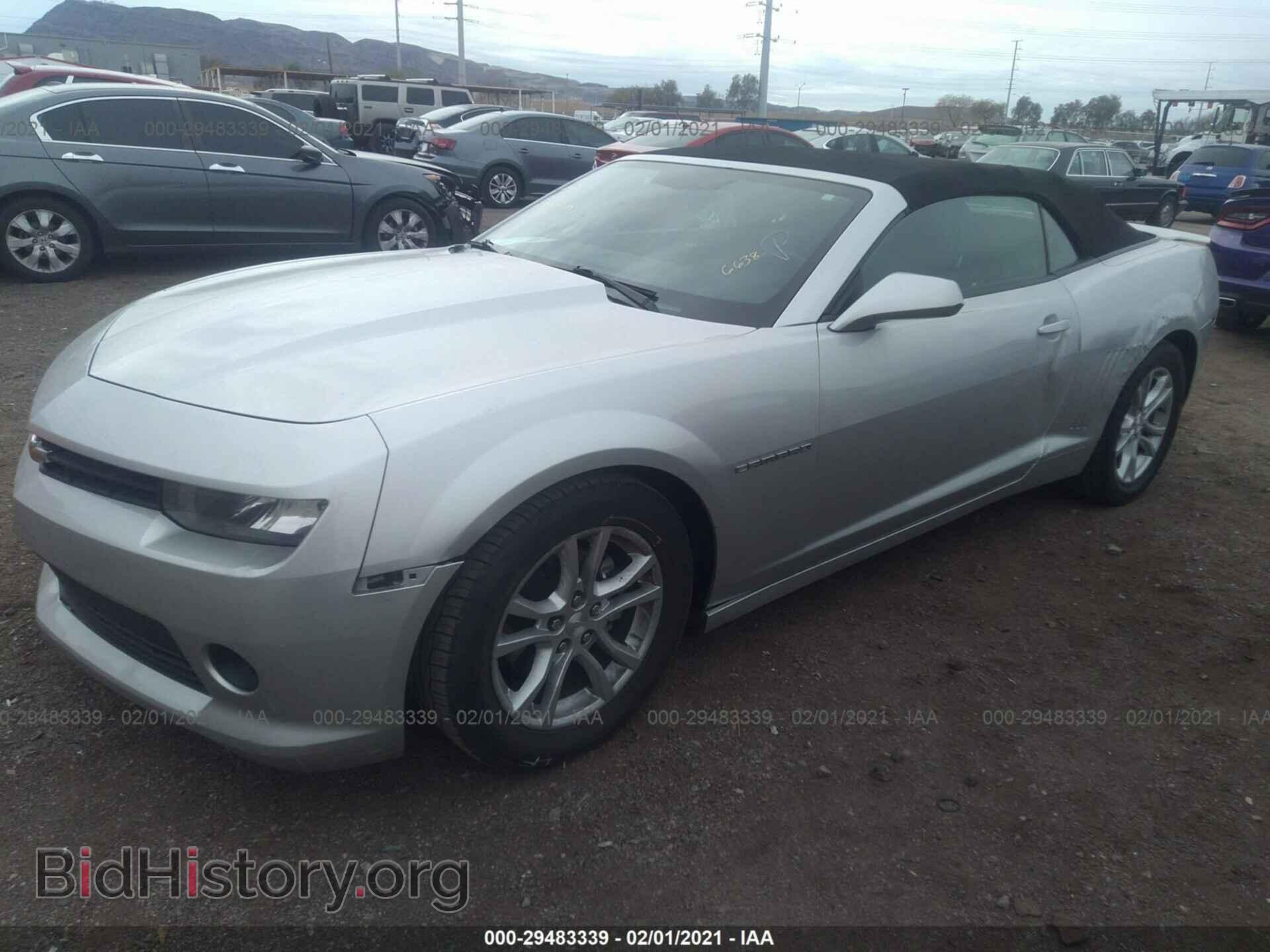 2014 CHEVROLET CAMARO - VIN: 2G1FB3D37E9123858 - Фото 2