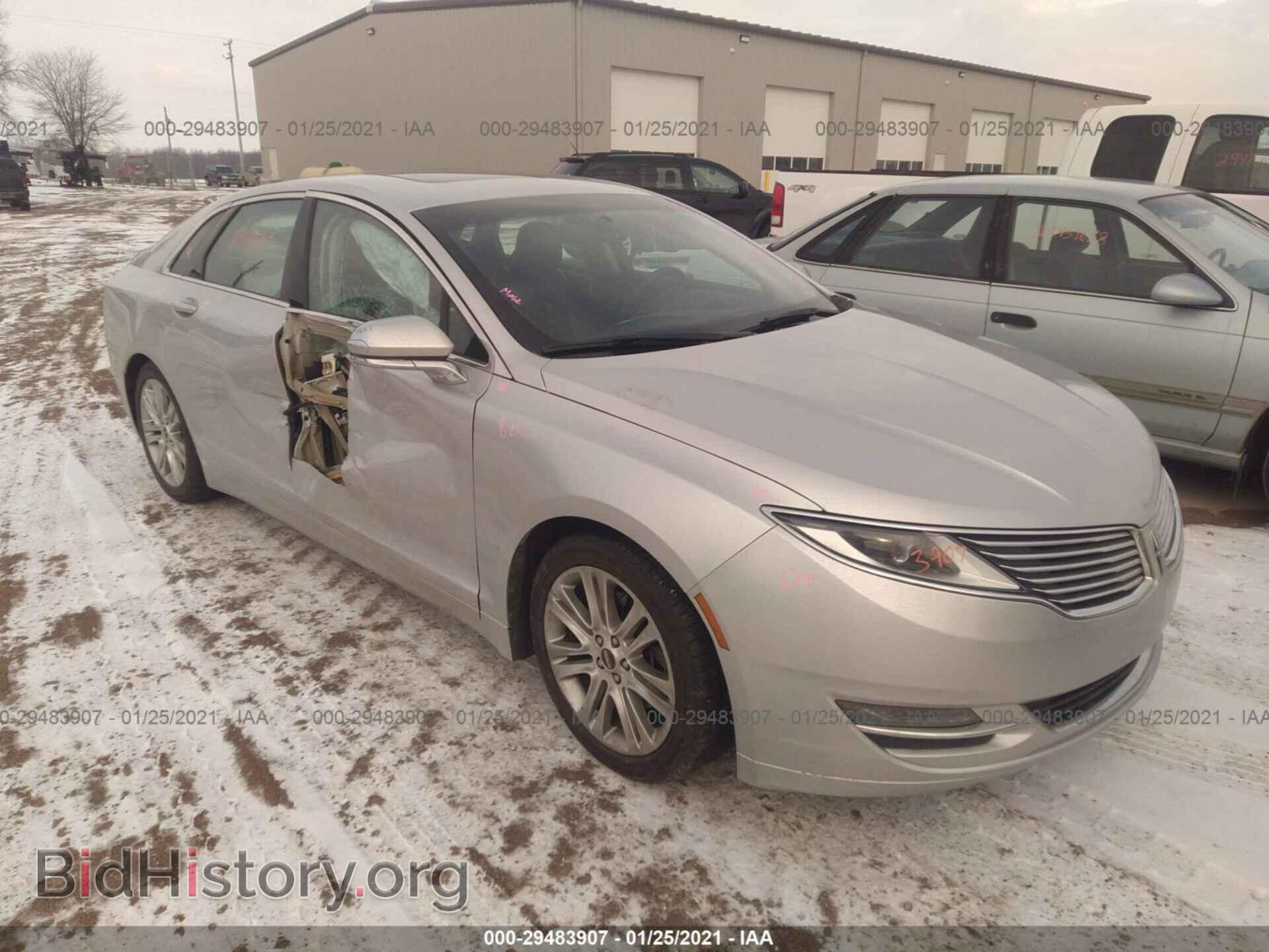 Фотография 3LN6L2G92GR600428 - LINCOLN MKZ 2016