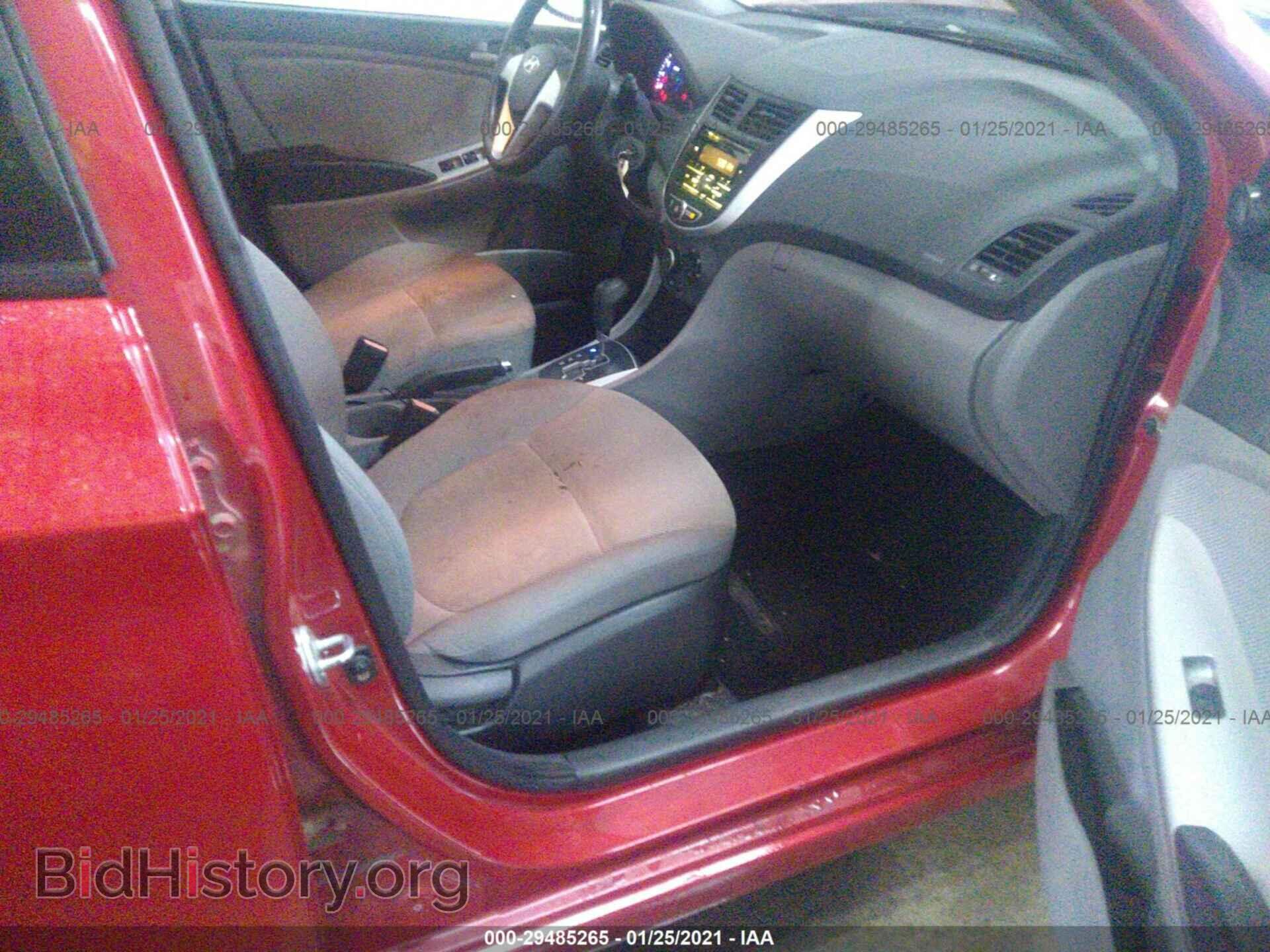 2012 HYUNDAI ACCENT - VIN: KMHCT4AEXCU160420 - Фото 5