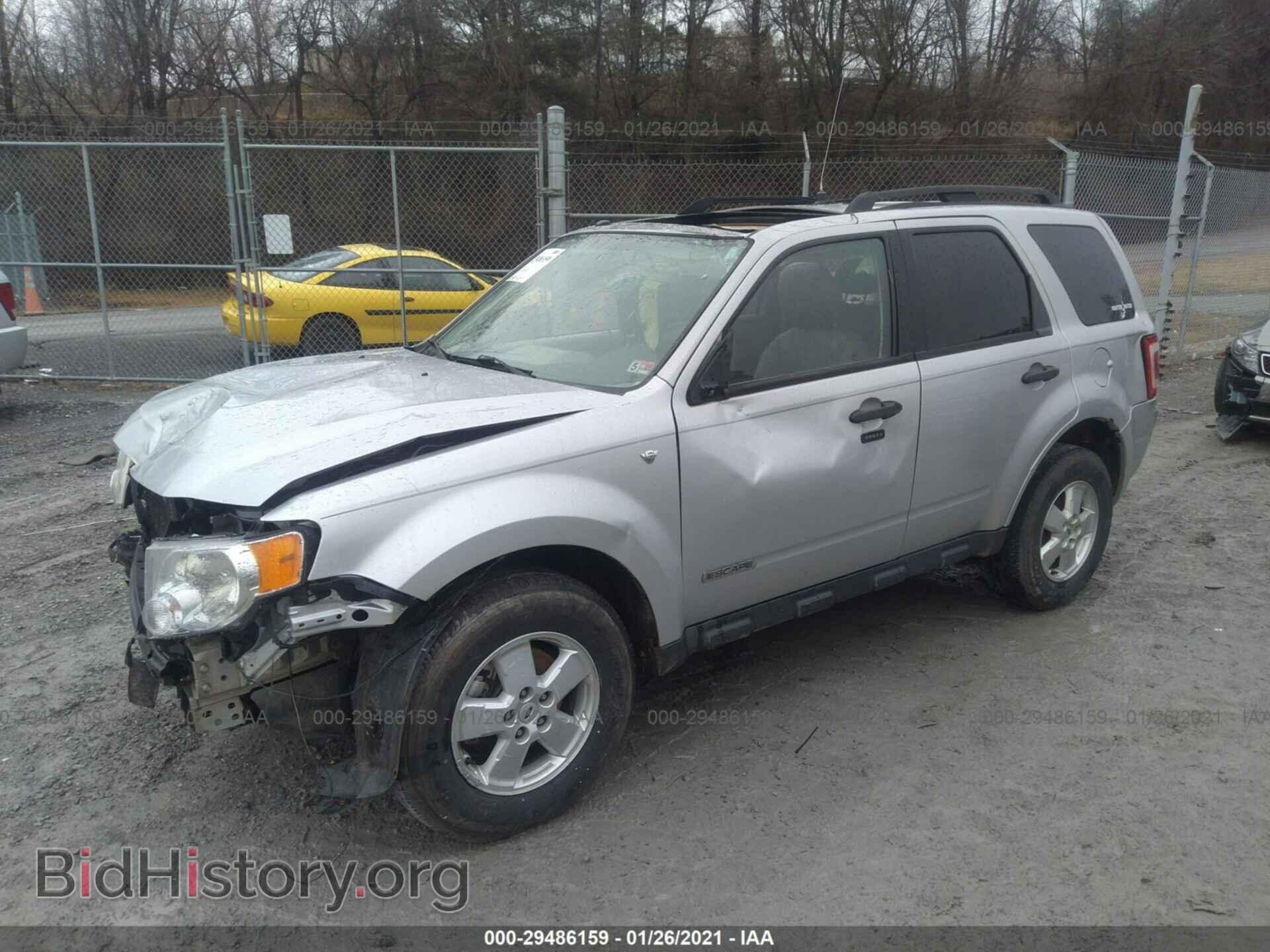 2008 FORD ESCAPE - VIN: 1FMCU03178KC69758 - Фото 2