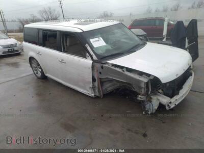 2010 Ford FLEX Limited, белый — VIN 2FMGK5DC3ABA34892, IAAI