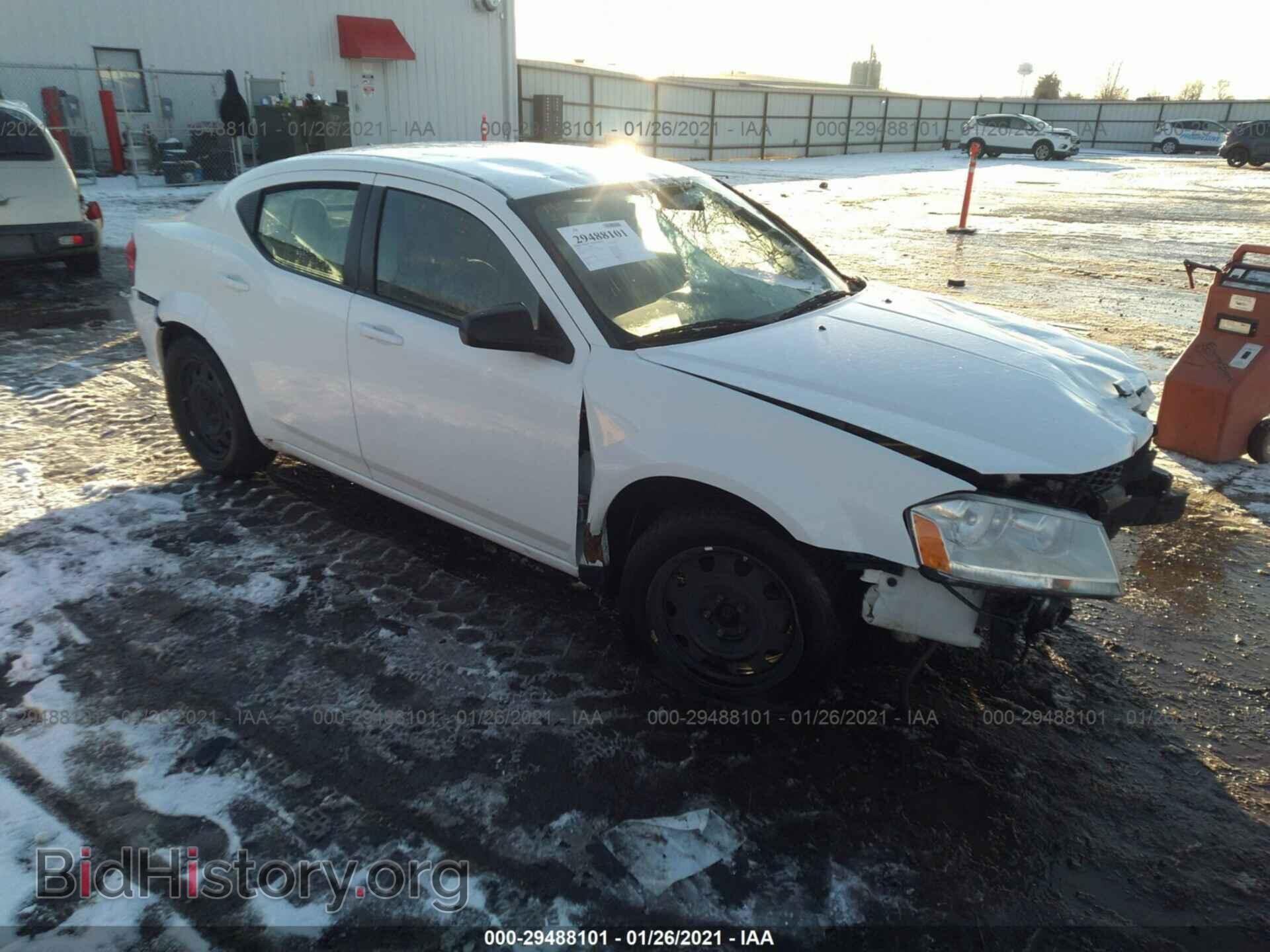 Photo 1C3CDZAB7CN223539 - DODGE AVENGER 2012