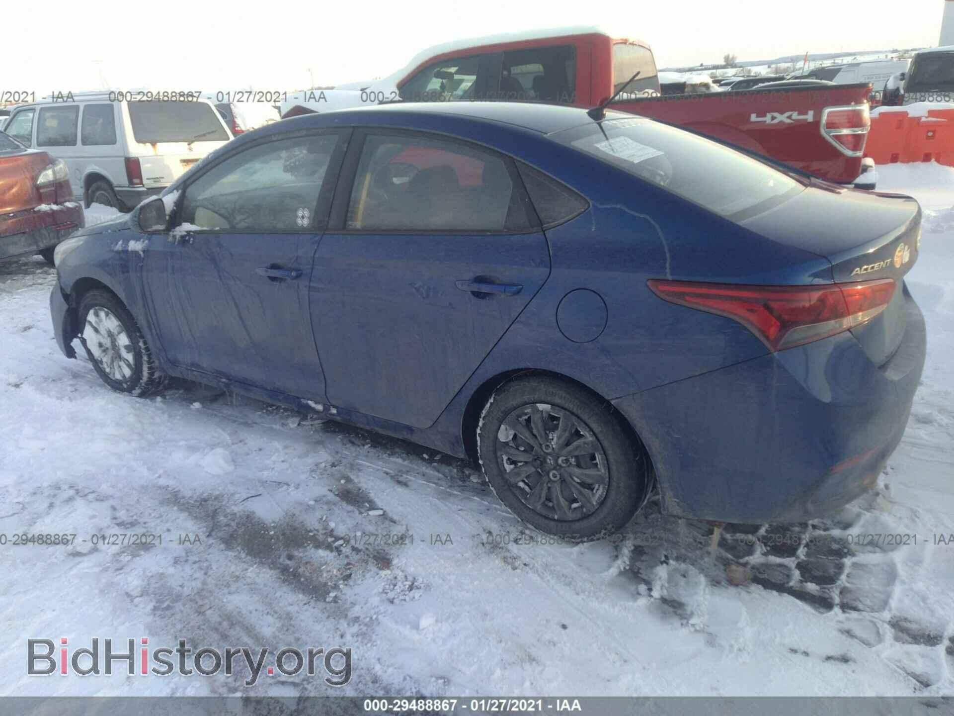 2020 HYUNDAI ACCENT - VIN: 3KPC24A60LE092711 - Фото 3