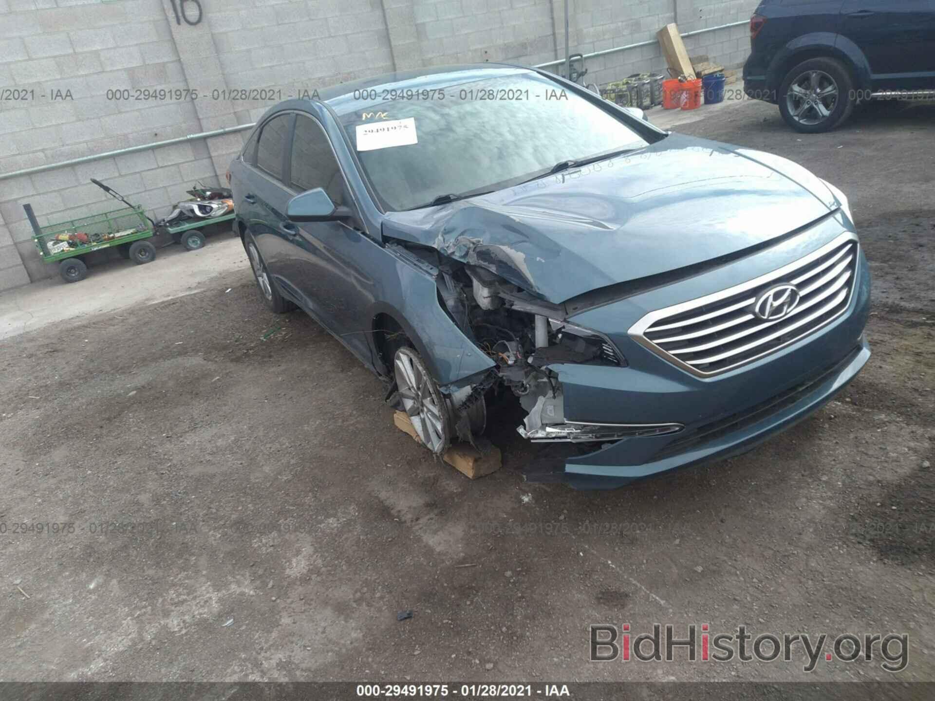 Фотография 5NPE24AF9FH066617 - HYUNDAI SONATA 2015