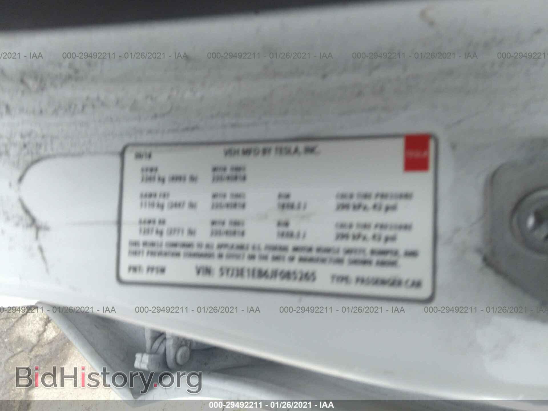 2018 TESLA MODEL 3 - VIN: 5YJ3E1EB6JF085265 - Photo 9