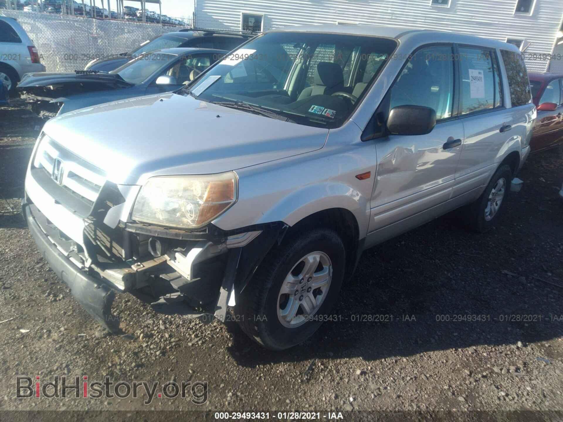 2006 HONDA PILOT - VIN: 2HKYF18126H530244 - Фото 2
