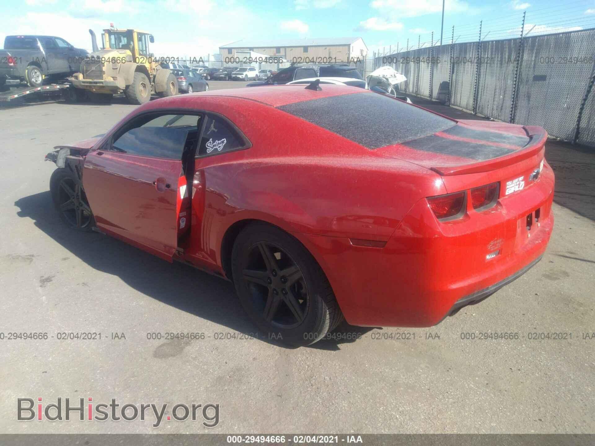 2012 CHEVROLET CAMARO - VIN: 2G1FB1E30C9139948 - Фото 3