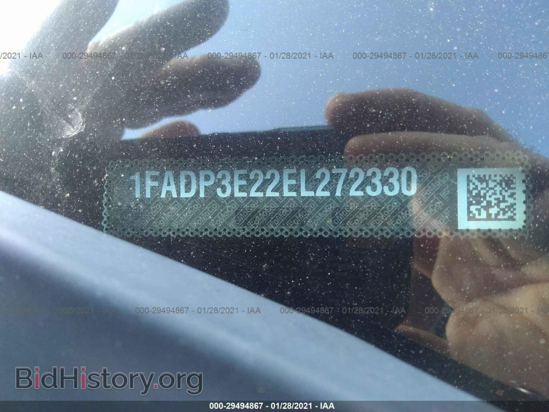 2014 FORD FOCUS - VIN: 1FADP3E22EL272330 - Фото 9