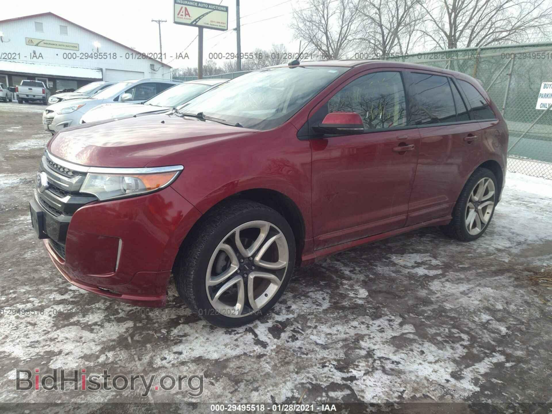 2013 FORD EDGE - VIN: 2FMDK4AK8DBA25943 - Фото 2