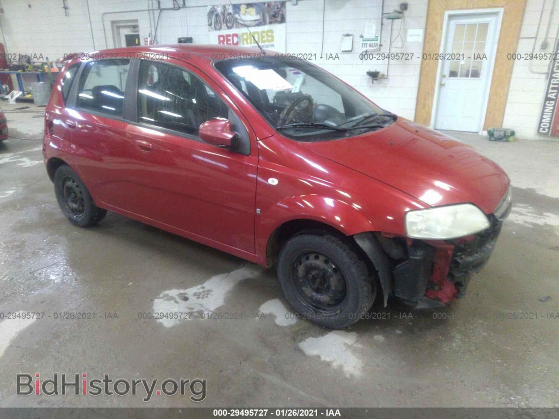 Фотография KL1TD666X8B173063 - CHEVROLET AVEO 2008