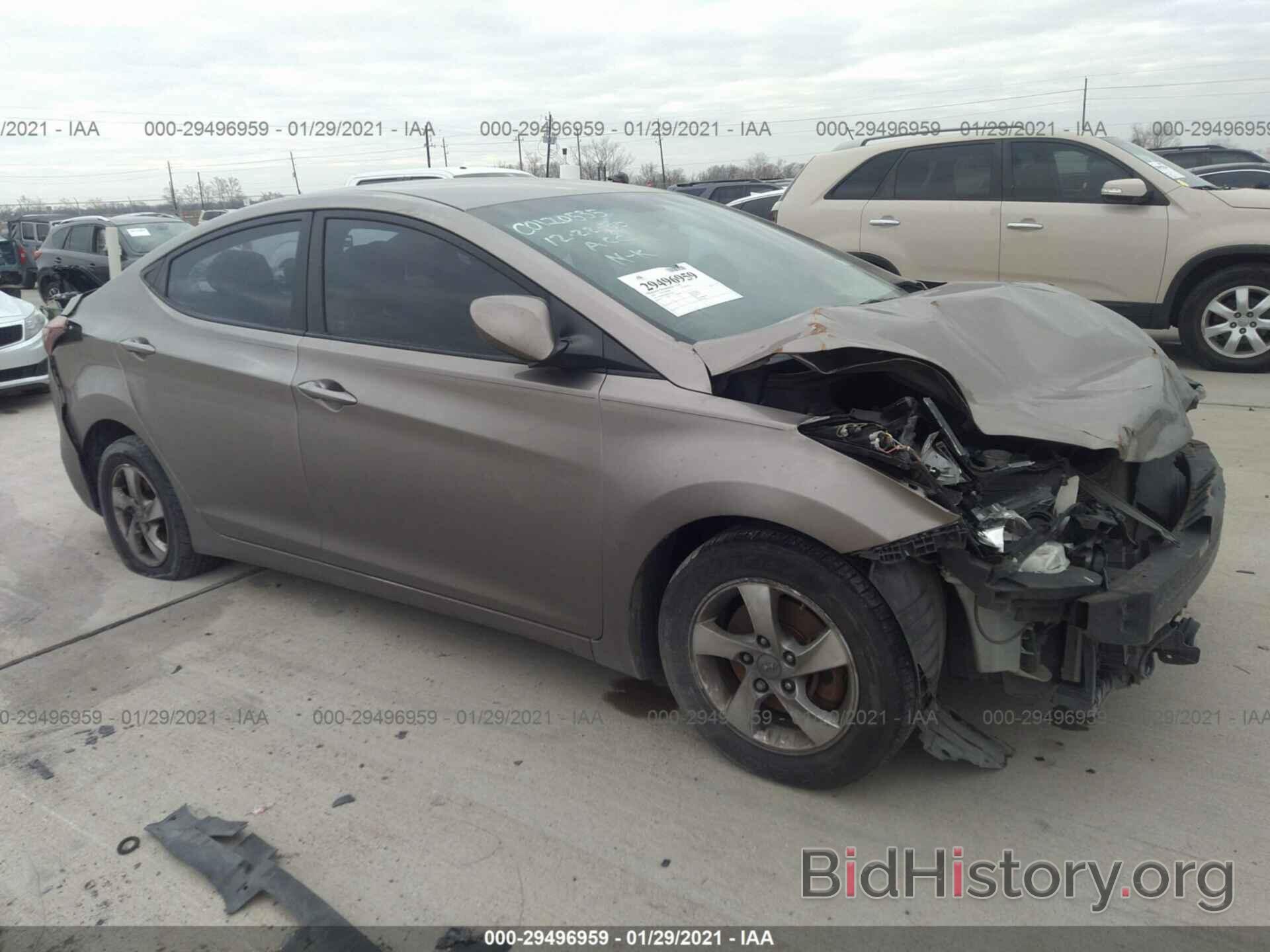 Photo 5NPDH4AE4EH519820 - HYUNDAI ELANTRA 2014