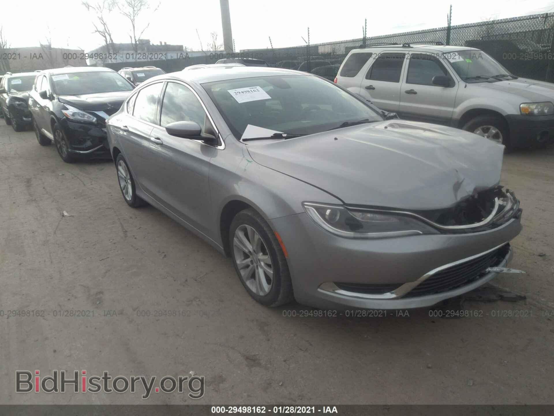 Фотография 1C3CCCAB6GN143591 - CHRYSLER 200 2016