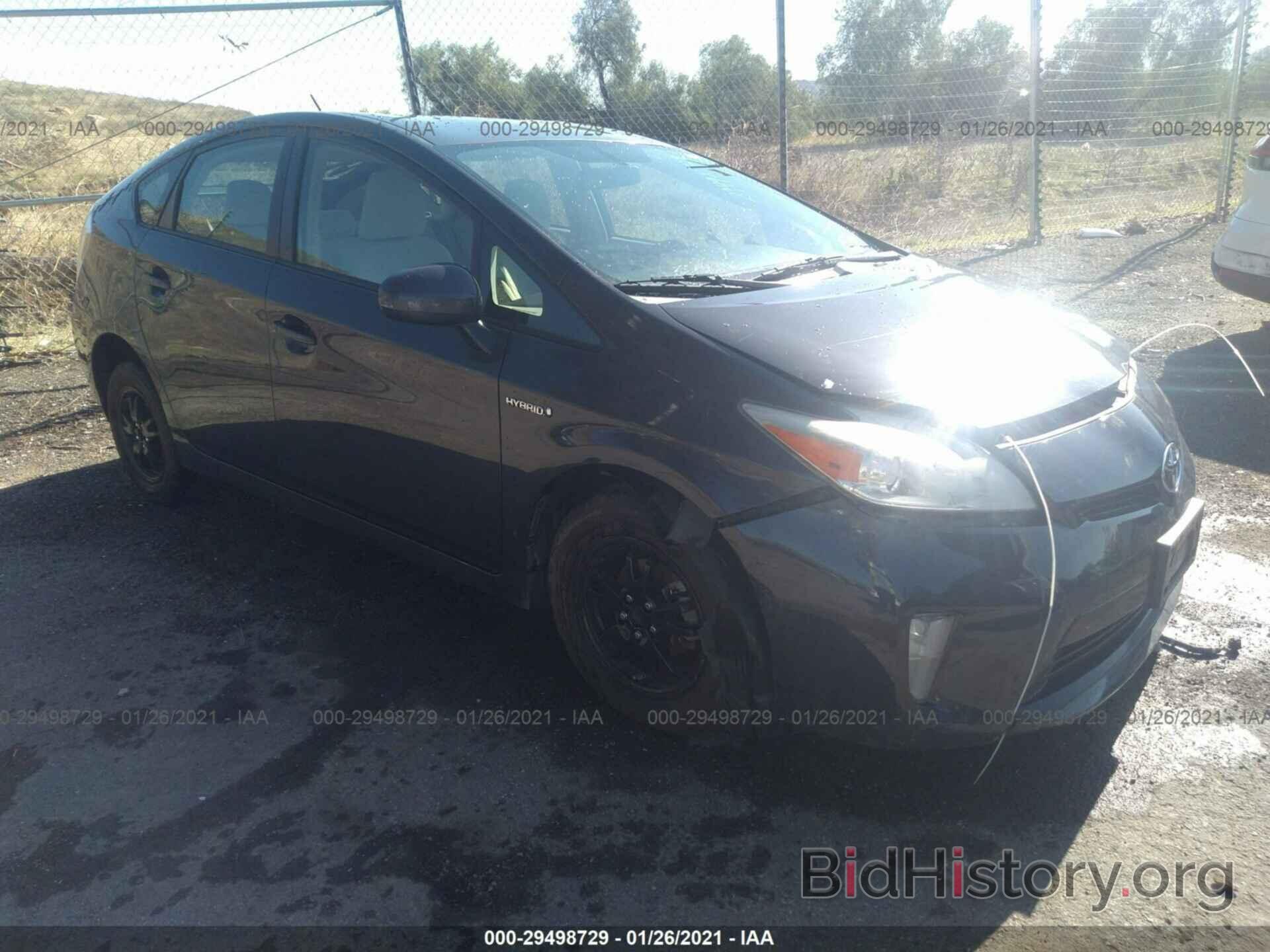 Фотография JTDKN3DU4C1525277 - TOYOTA PRIUS 2012