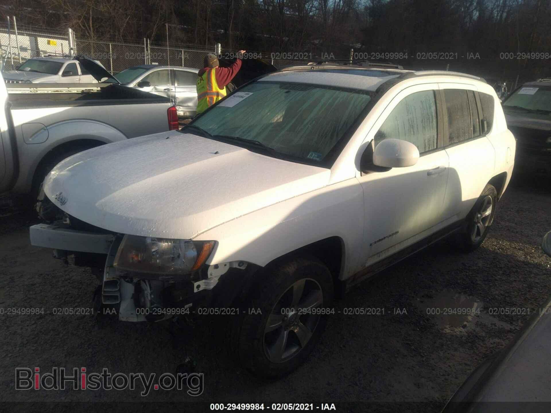2016 JEEP COMPASS - VIN: 1C4NJDEB8GD768865 - Фото 2