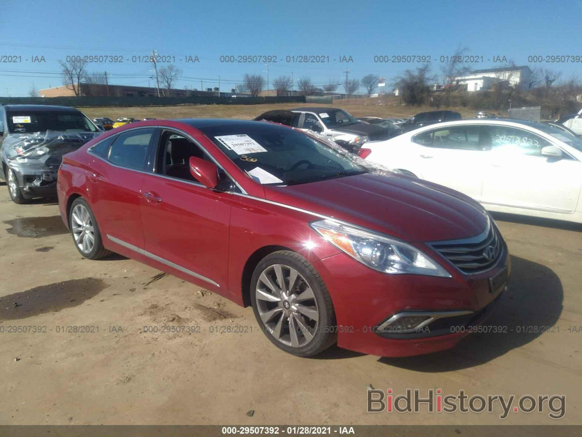 Photo KMHFH4JG2GA535319 - HYUNDAI AZERA 2016