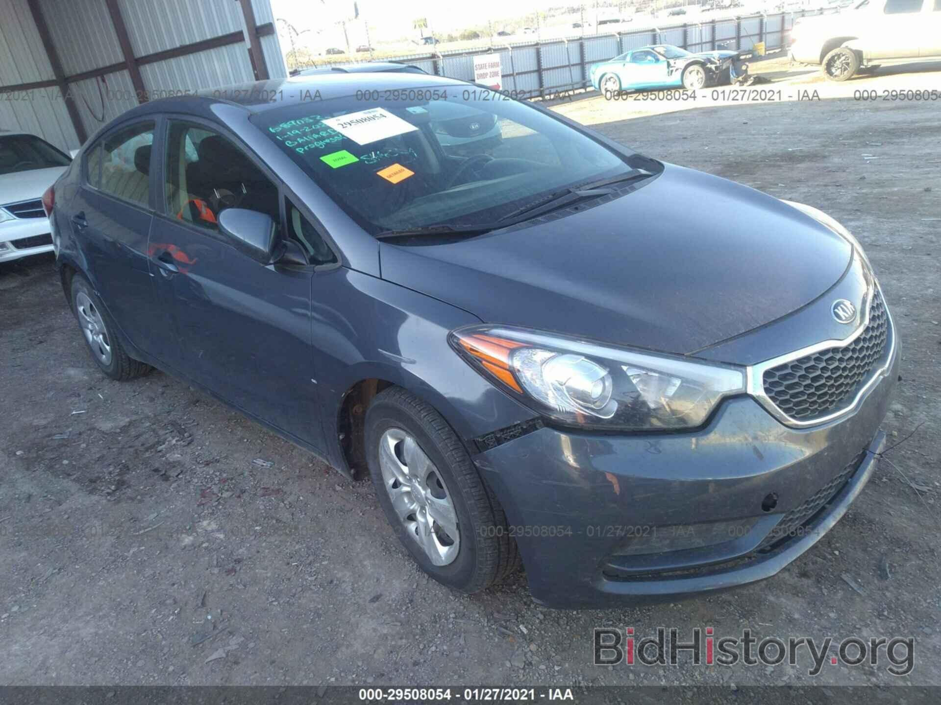 Photo KNAFK4A60G5620033 - KIA FORTE 2016