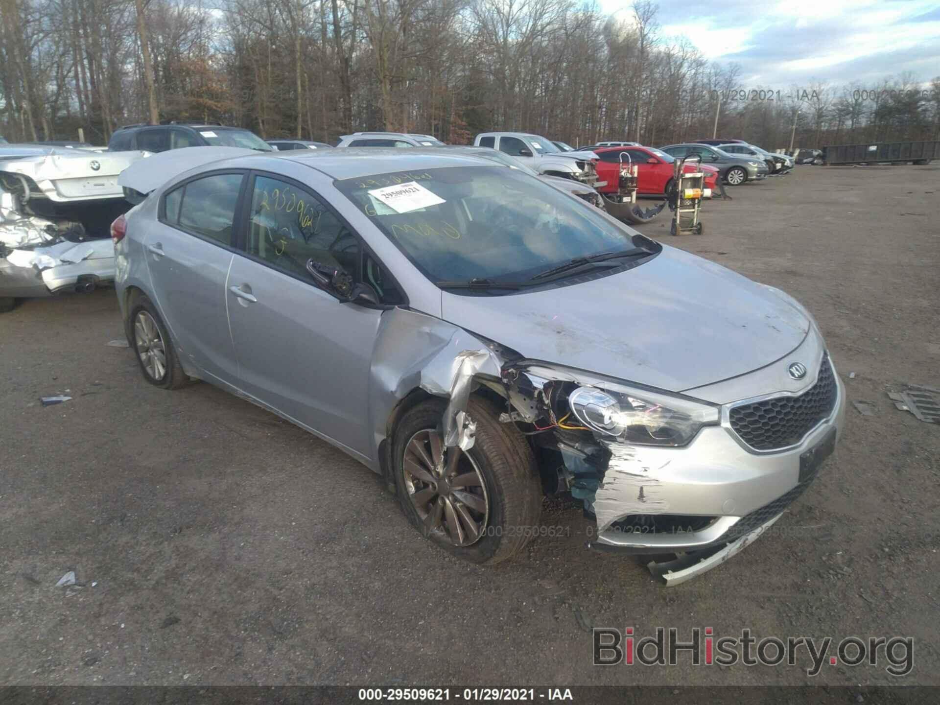 Photo KNAFX4A60G5476923 - KIA FORTE 2016