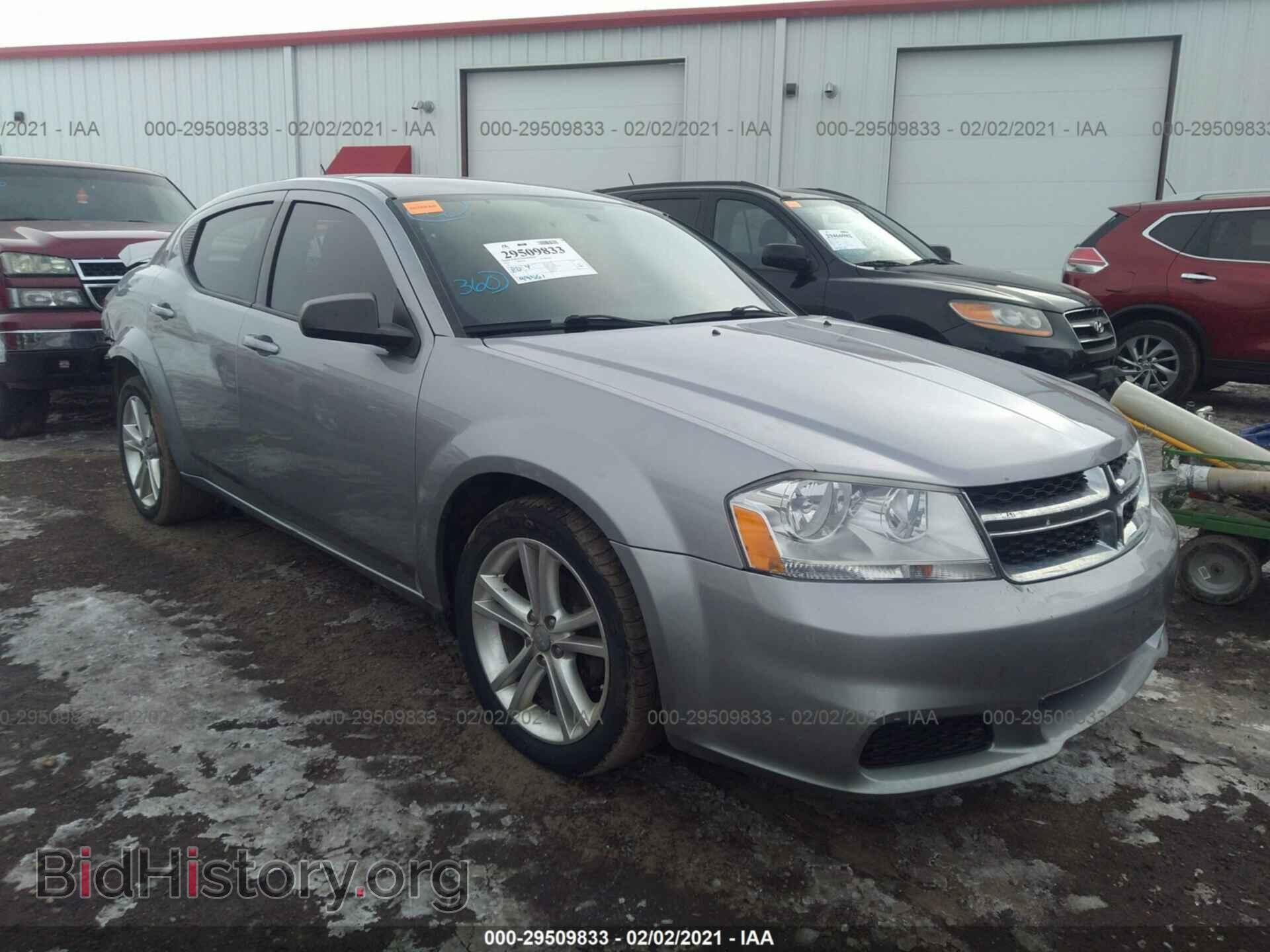 Фотография 1C3CDZAG7DN588378 - DODGE AVENGER 2013