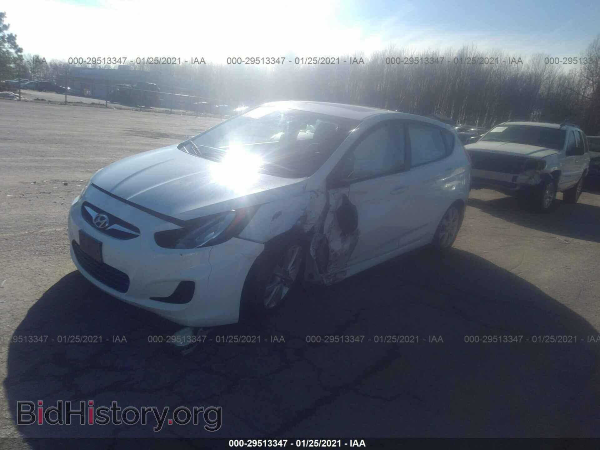 2013 HYUNDAI ACCENT - VIN: KMHCU5AE8DU102620 - Фото 2