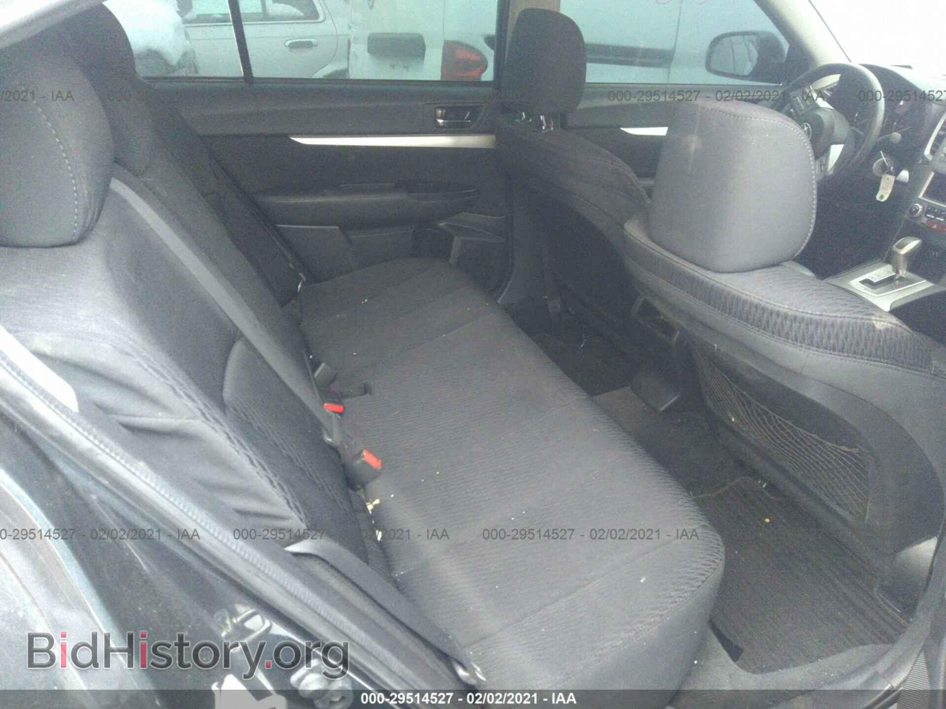2011 SUBARU LEGACY - VIN: 4S3BMBA69B3231900 - Фото 8