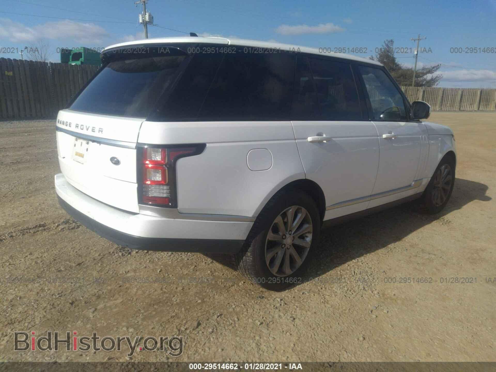 2016 LAND ROVER RANGE ROVER - VIN: SALGS2PF0GA317045 - Фото 4