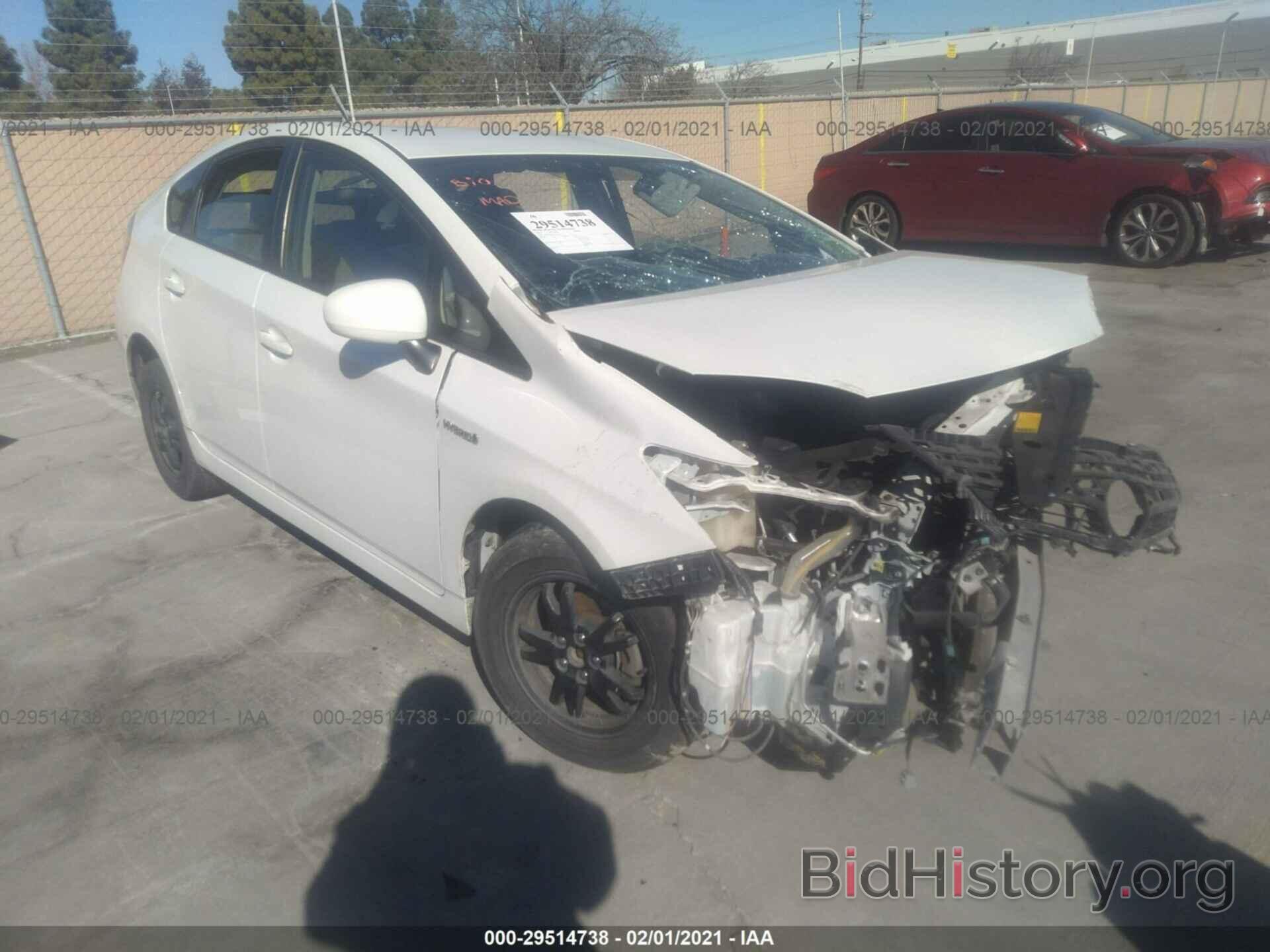 Photo JTDKN3DU9C5515224 - TOYOTA PRIUS 2012