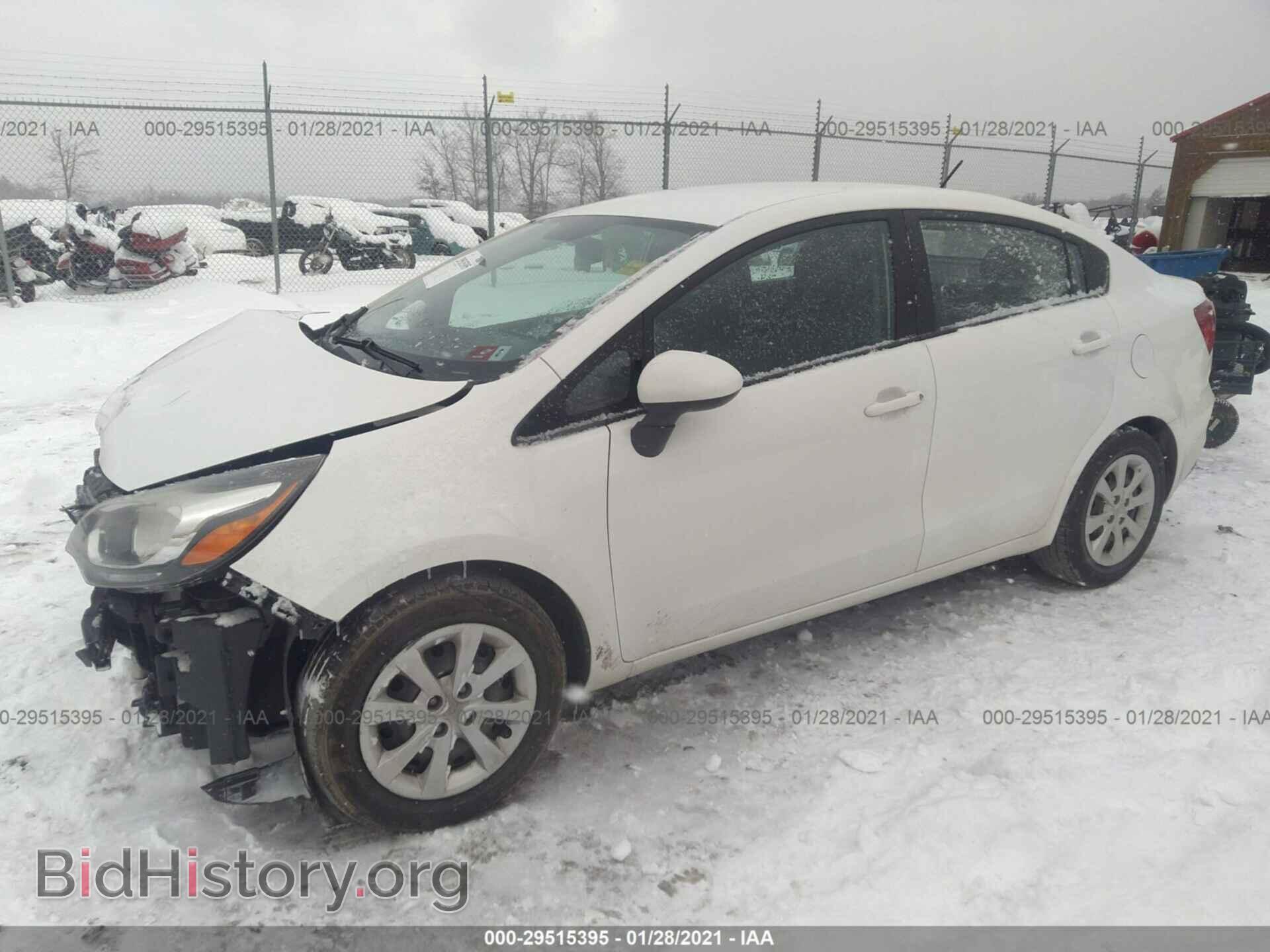 2016 KIA RIO - VIN: KNADM4A32G6574383 - Фото 2
