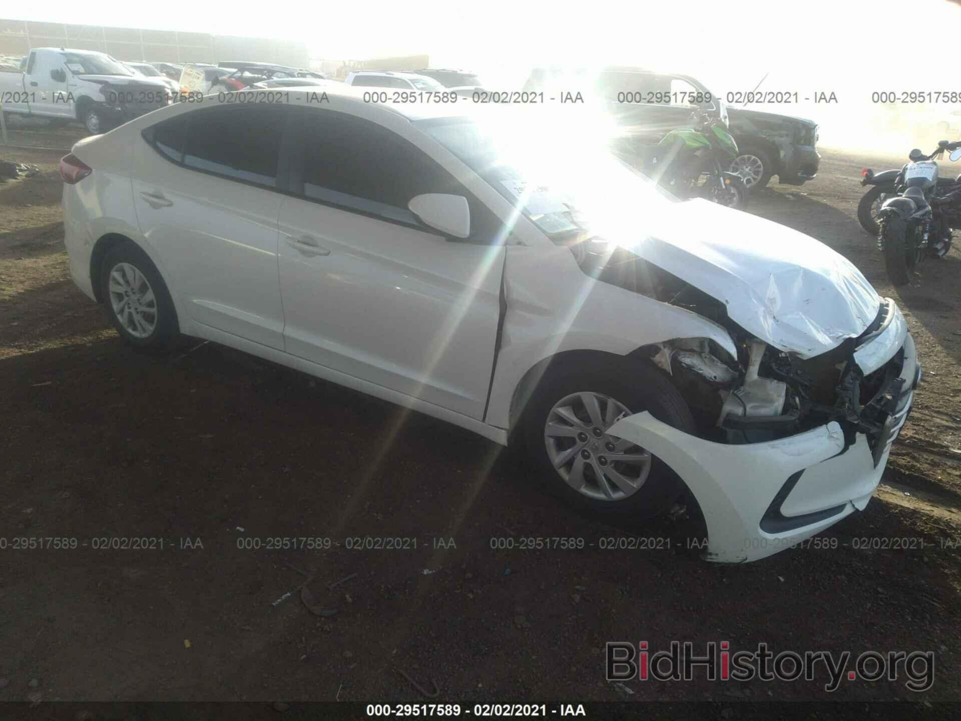 Photo 5NPD74LF1HH152517 - HYUNDAI ELANTRA 2017