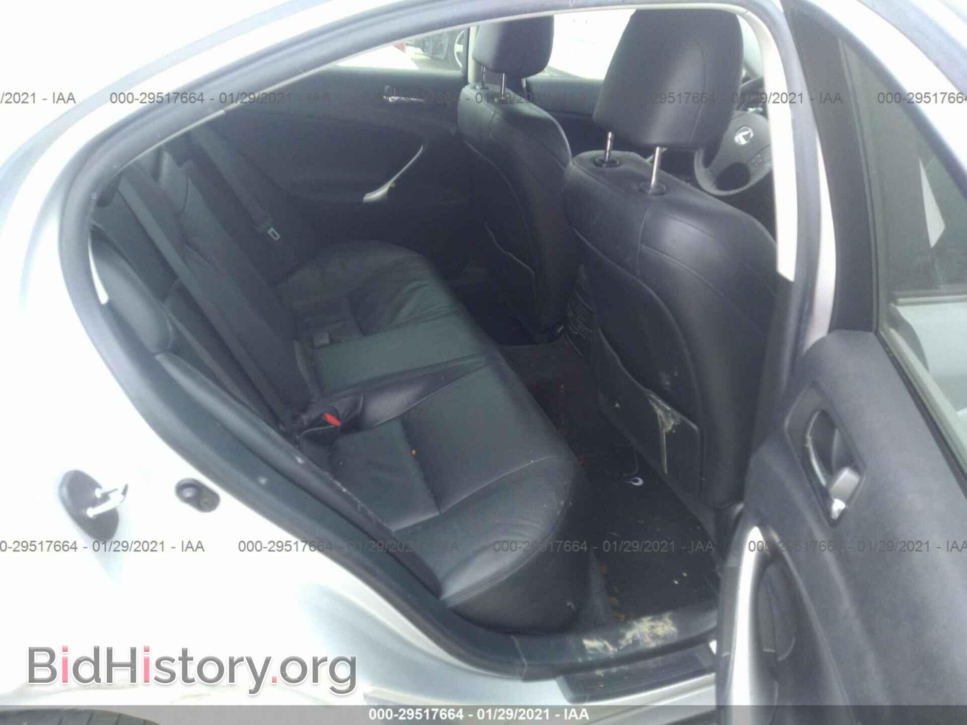 2006 LEXUS IS 350 - VIN: JTHBE262X62002607 - Фото 8