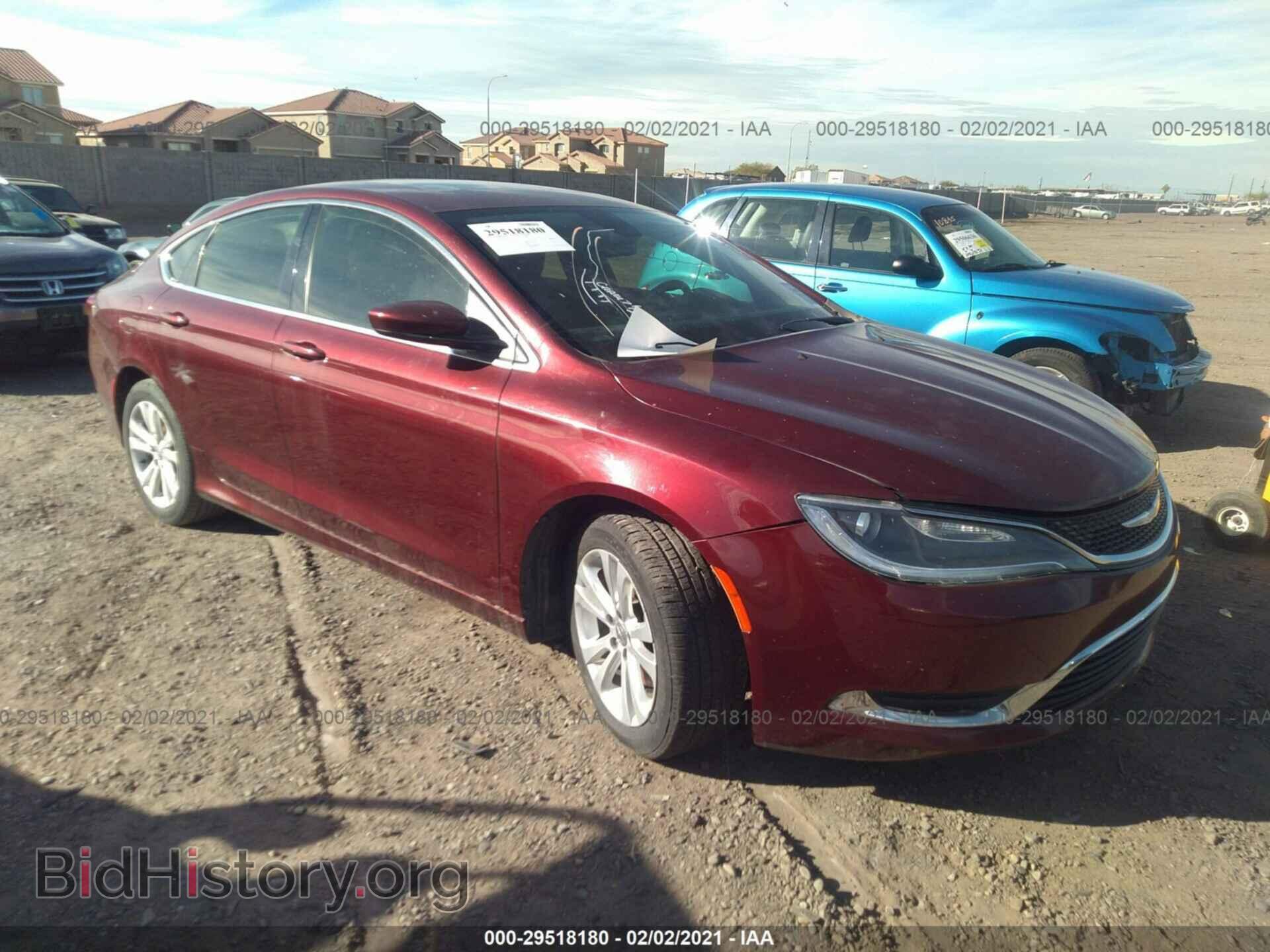 Фотография 1C3CCCAB0GN168129 - CHRYSLER 200 2016