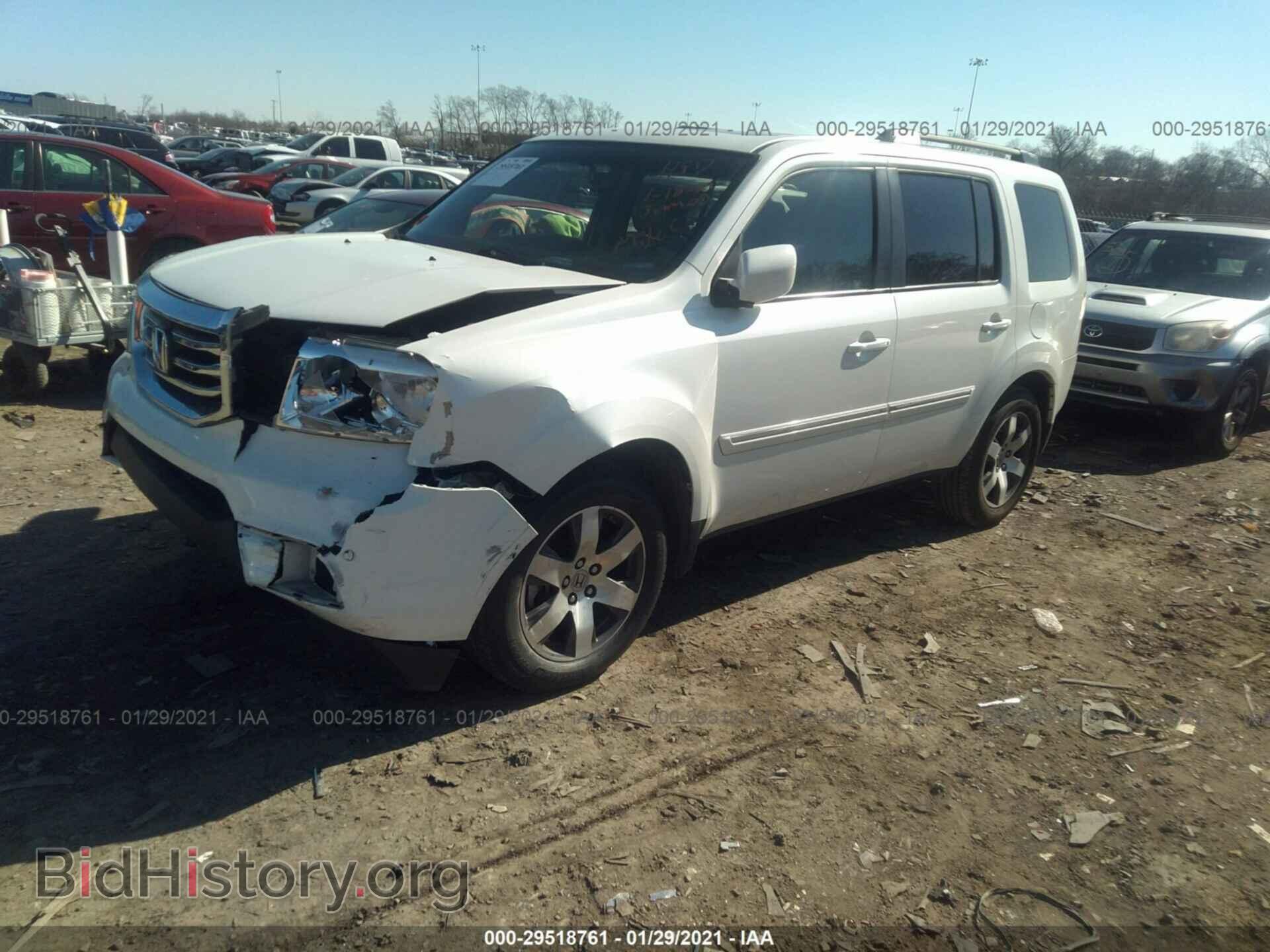 2012 HONDA PILOT - VIN: 5FNYF3H99CB013826 - Фото 2