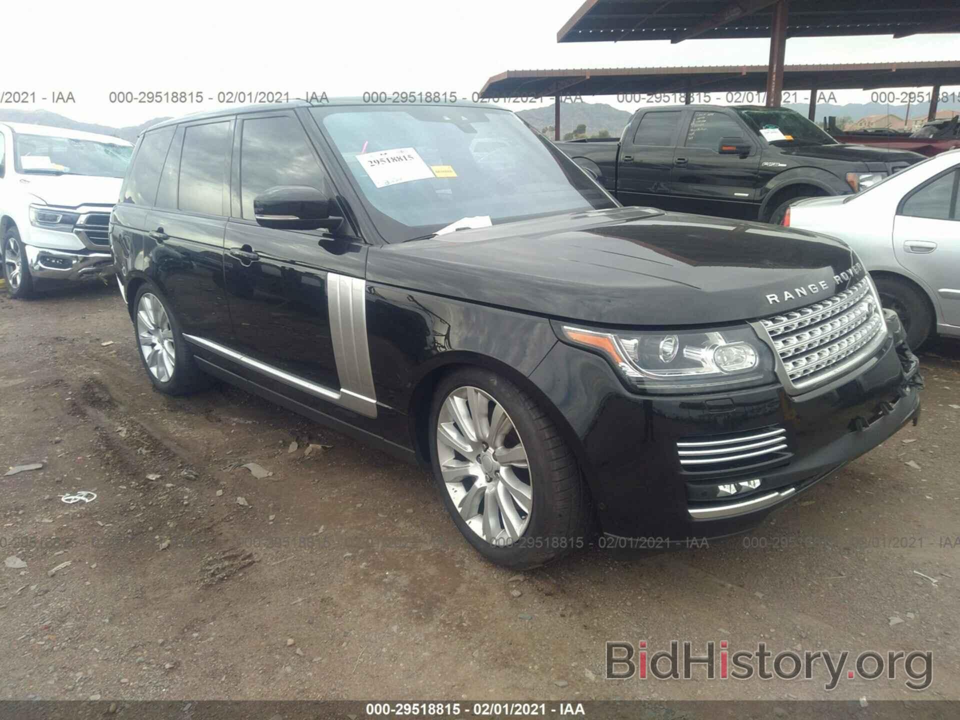 Photo SALGS2FEXHA363055 - LAND ROVER RANGE ROVER 2017