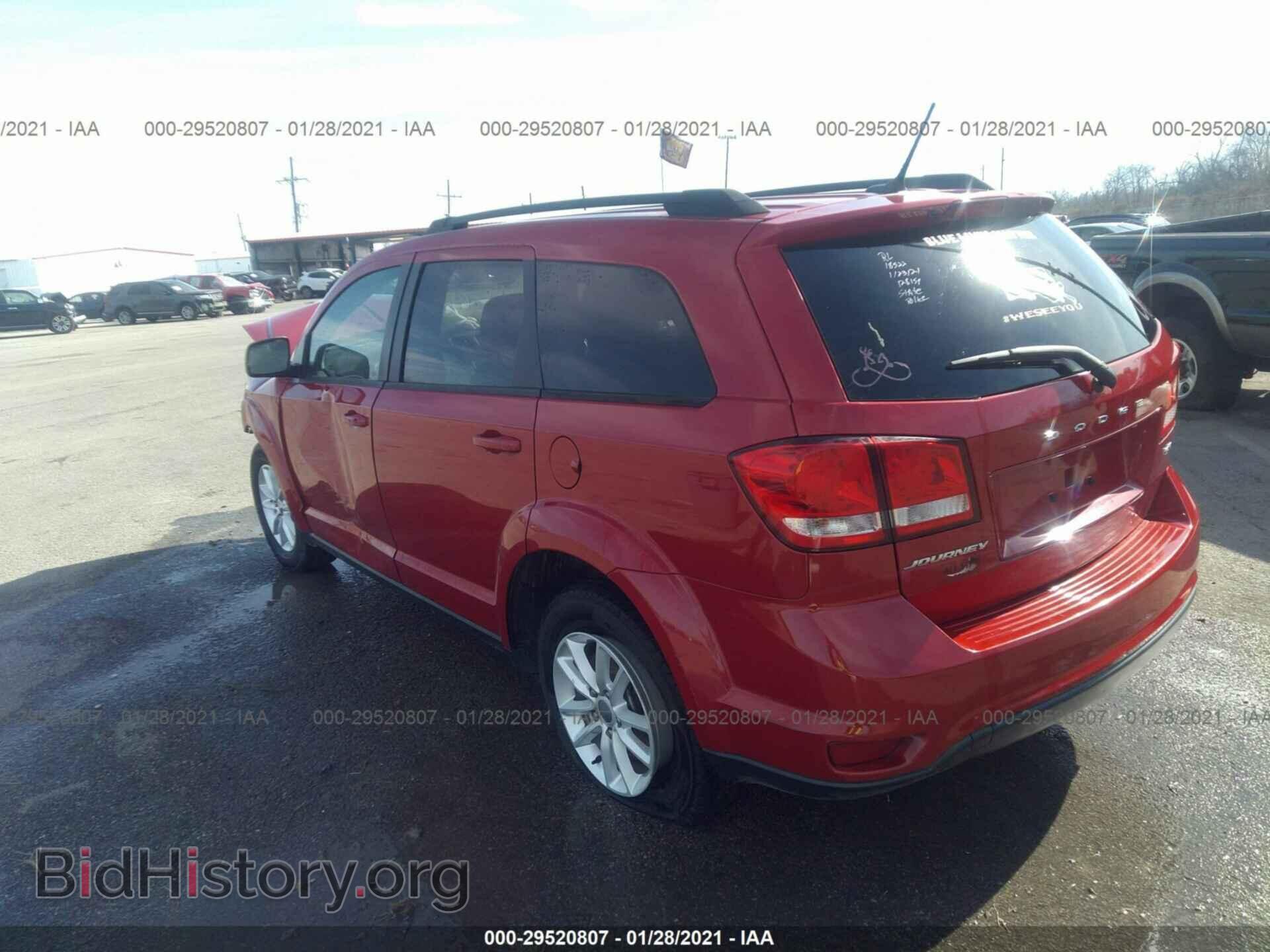 2016 DODGE JOURNEY - VIN: 3C4PDCBB6GT128159 - Фото 3