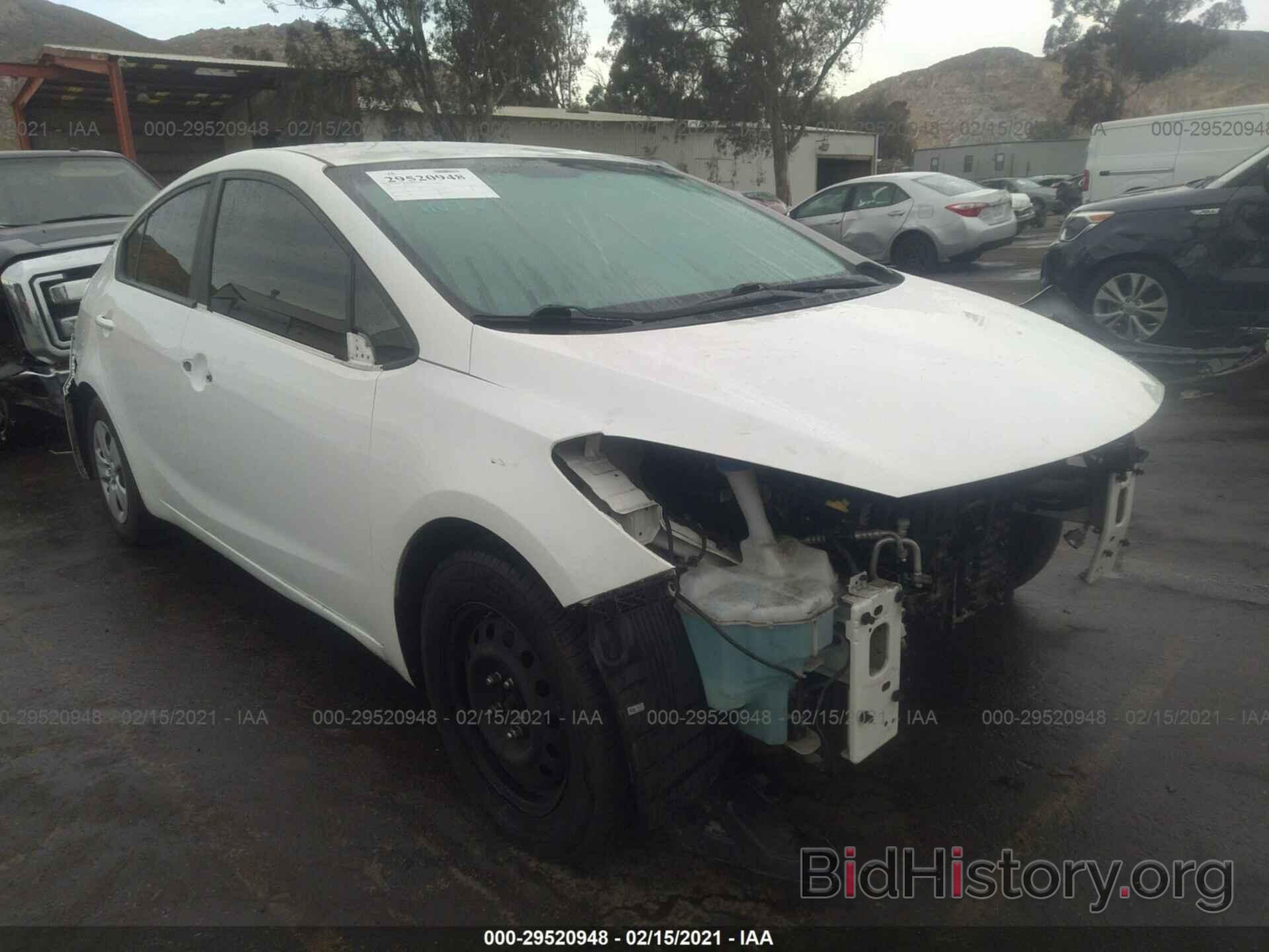 Photo KNAFK4A63G5510206 - KIA FORTE 2016