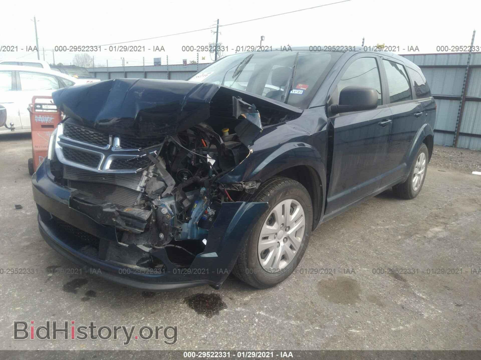 2014 DODGE JOURNEY - VIN: 3C4PDCAB7ET264363 - Фото 2