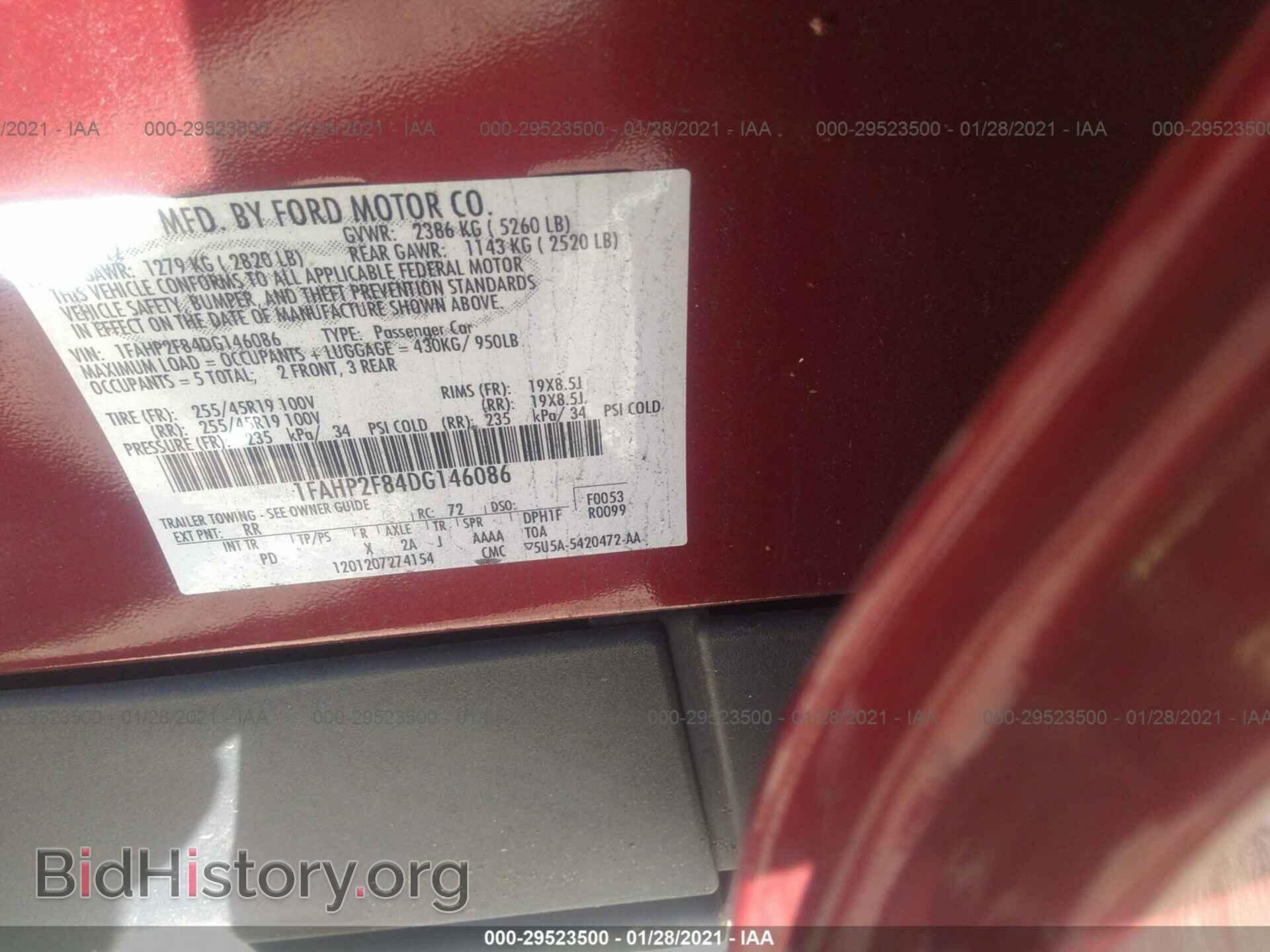 2013 FORD TAURUS - VIN: 1FAHP2F84DG146086 - Photo 9