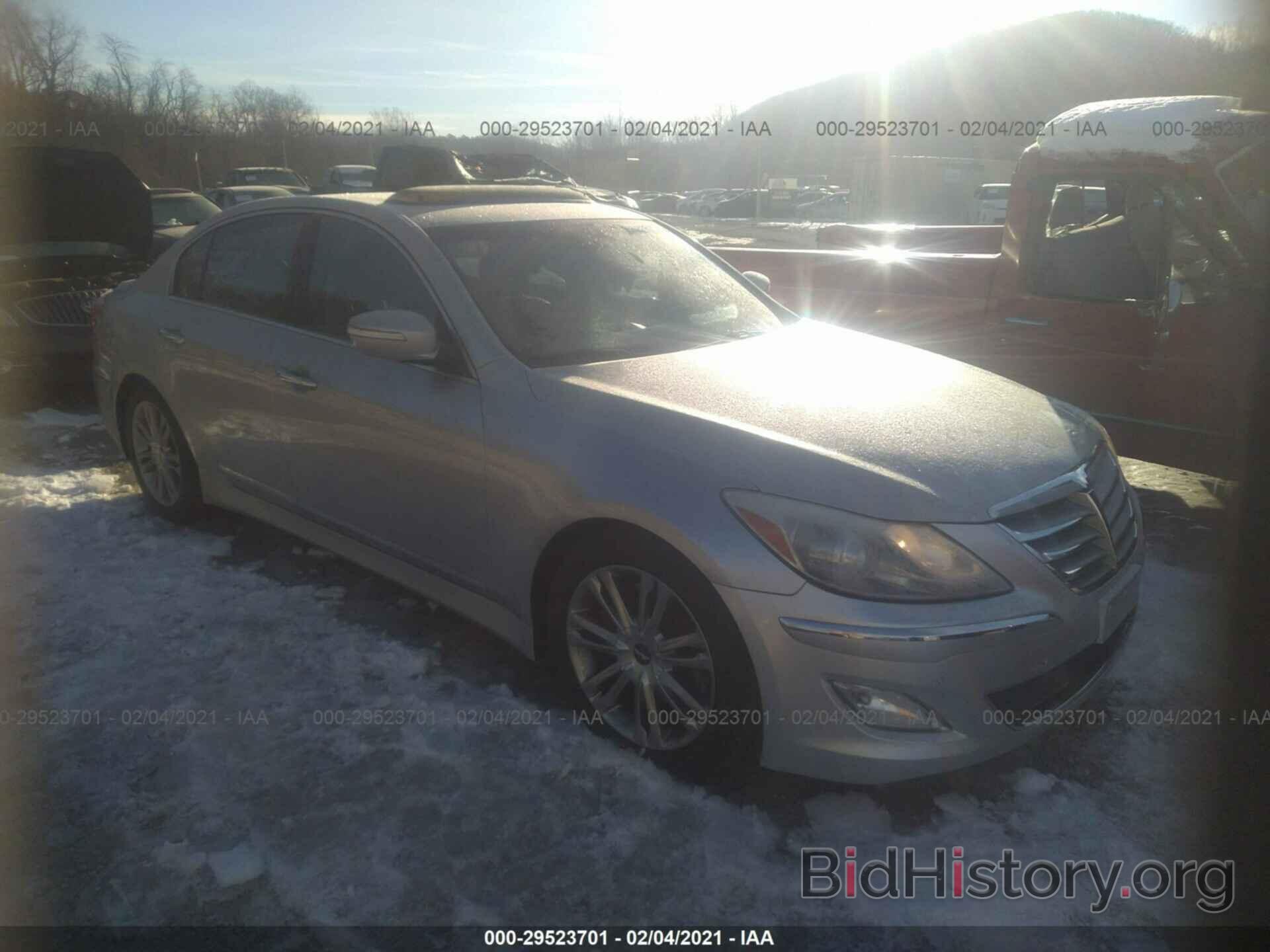 Photo KMHGC4DF4CU182600 - HYUNDAI GENESIS 2012